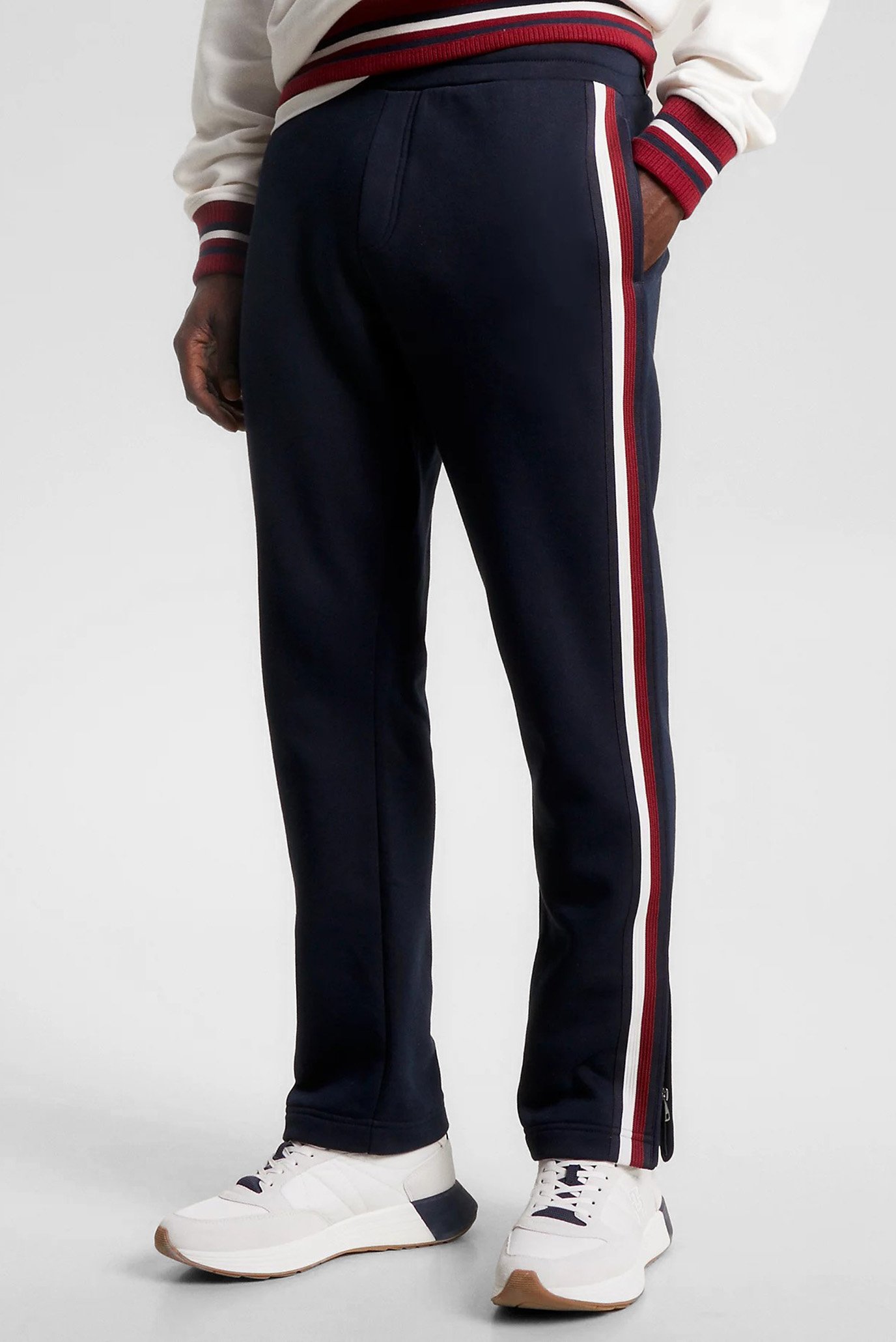 Мужские темно-синие спортивные брюки BOLD GLOBAL STRIPE SWEATPANT 1