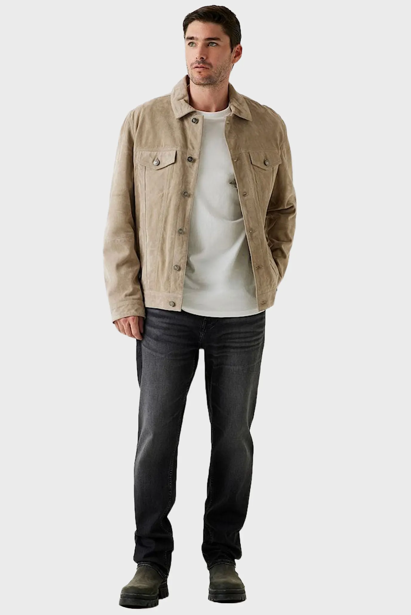 Мужские черные джинсы 2