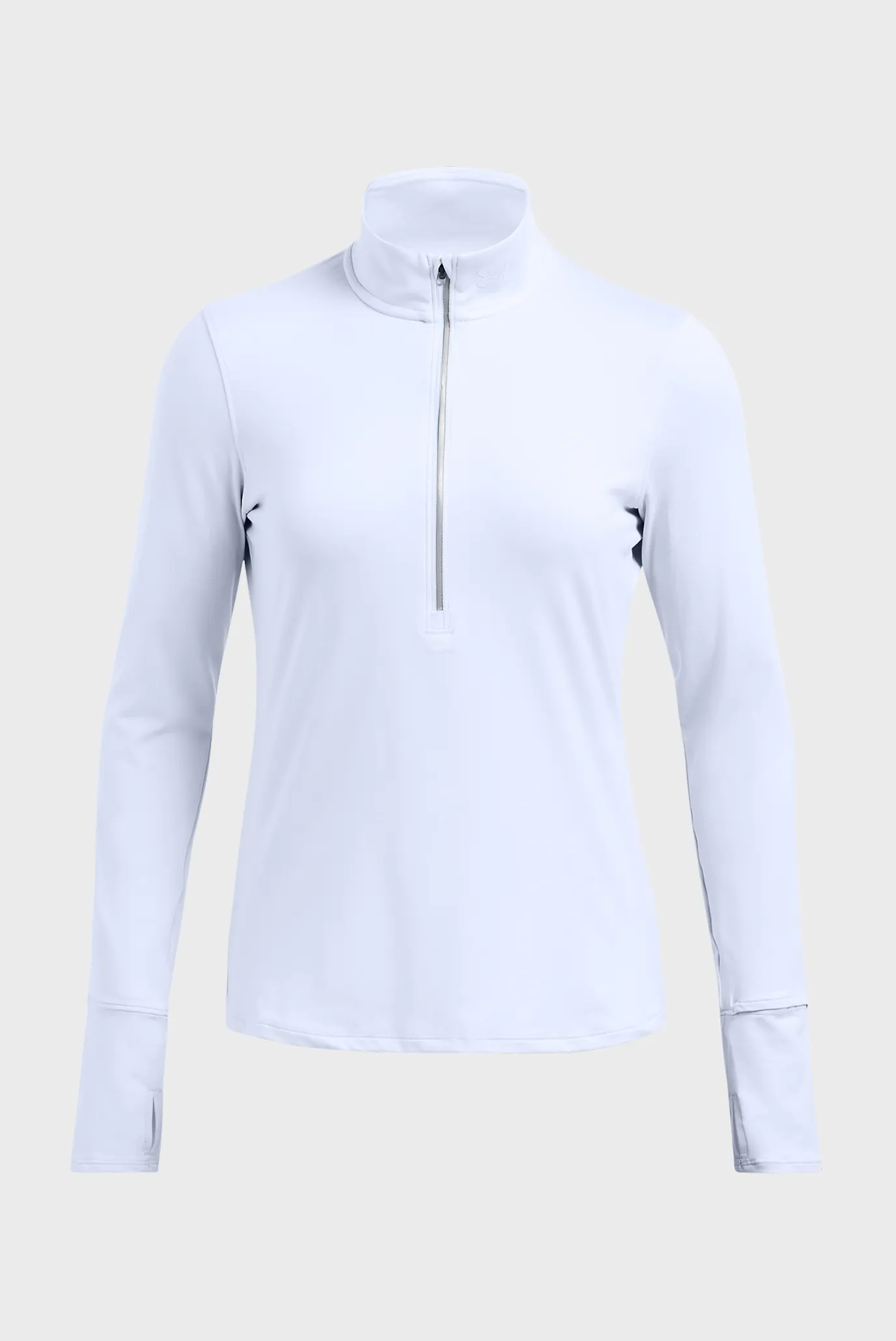 Жіночий блакитний лонгслів UA Launch Pro Half Zip 4