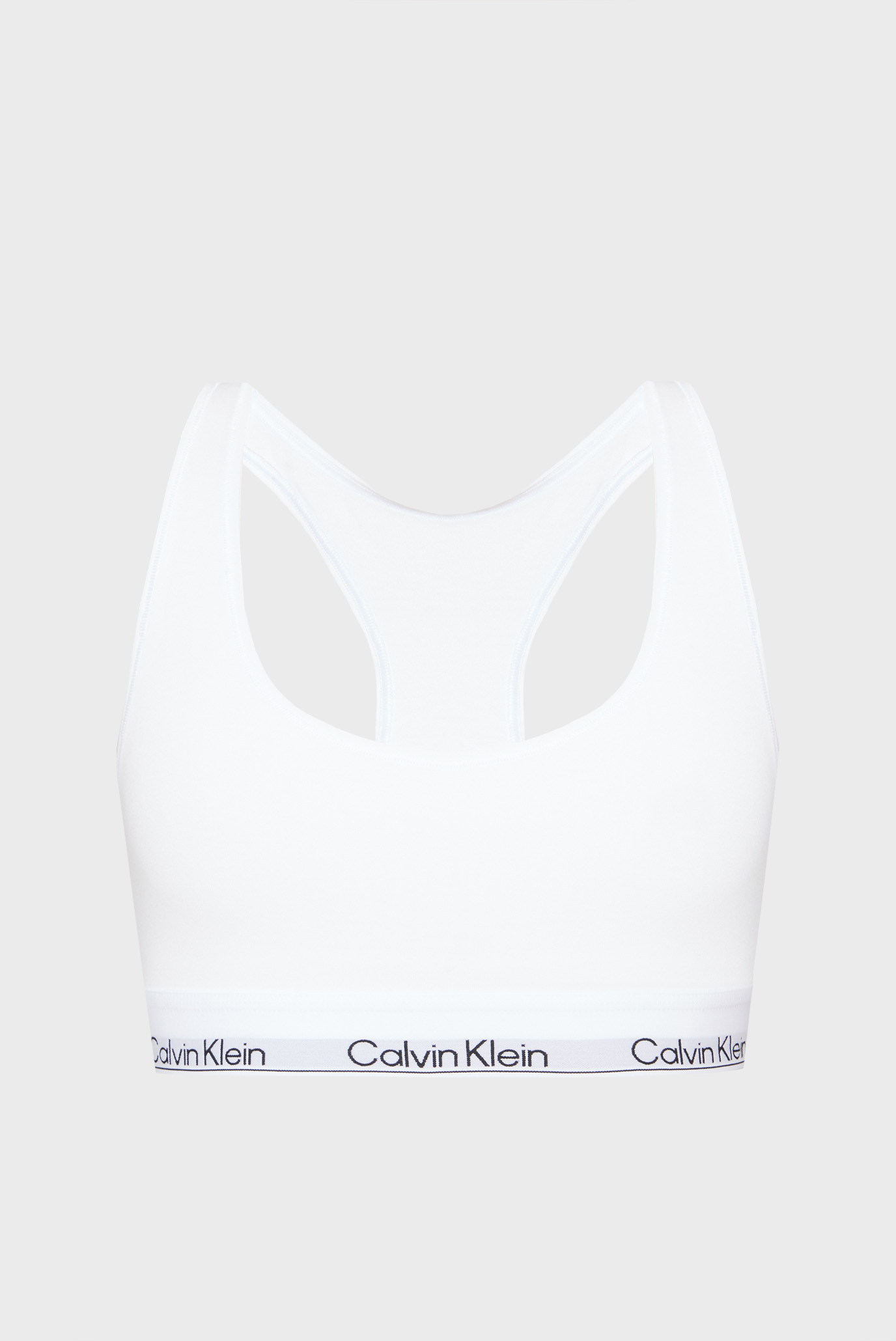 Женский белый топ UNLINED BRALETTE Белый S Calvin Klein LV00QF8493 Женский белый топ UNLINED BRALETTE Белый S Calvin Klein LV00QF8493