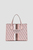 Жіноча рожева сумка з візерунком