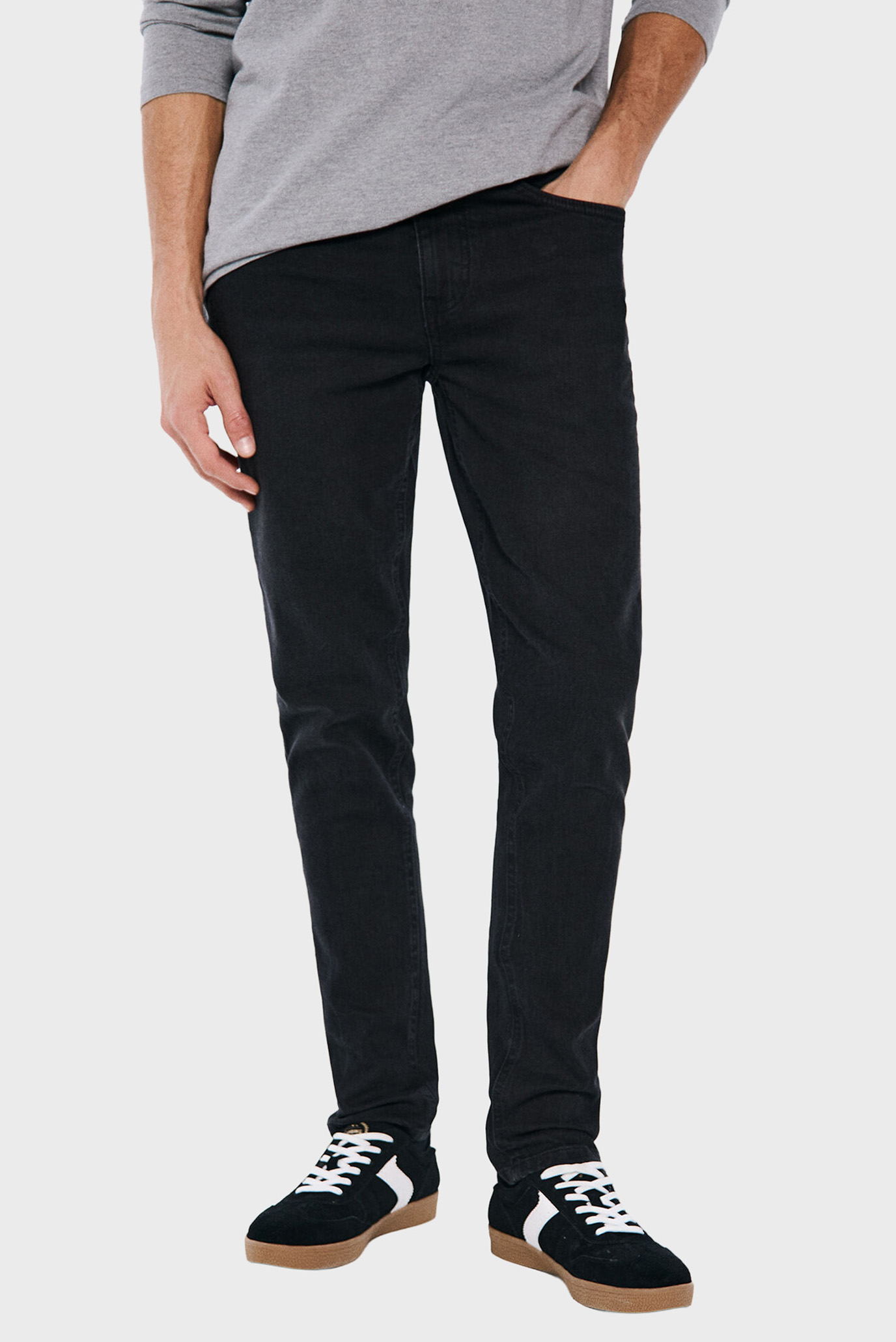 Мужские черные джинсы skinny Черный 32 SPRINGFIELD 1759893 Мужские черные джинсы skinny Черный 32 SPRINGFIELD 1759893