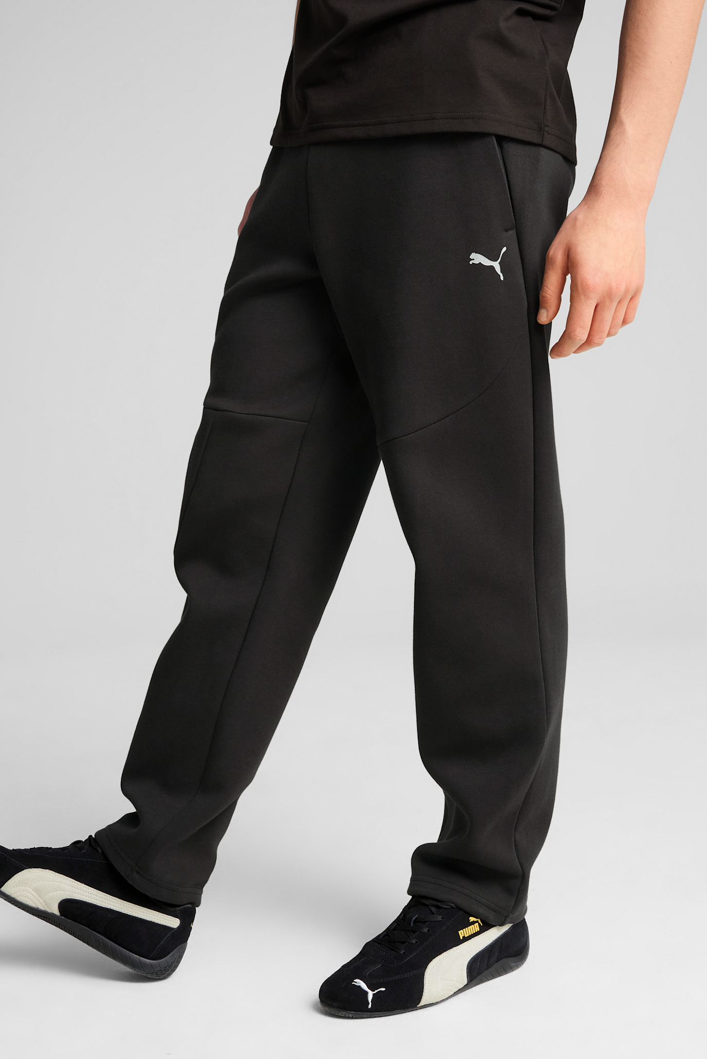 Мужские черные спортивные брюки PUMATECH Track Pants Men 1