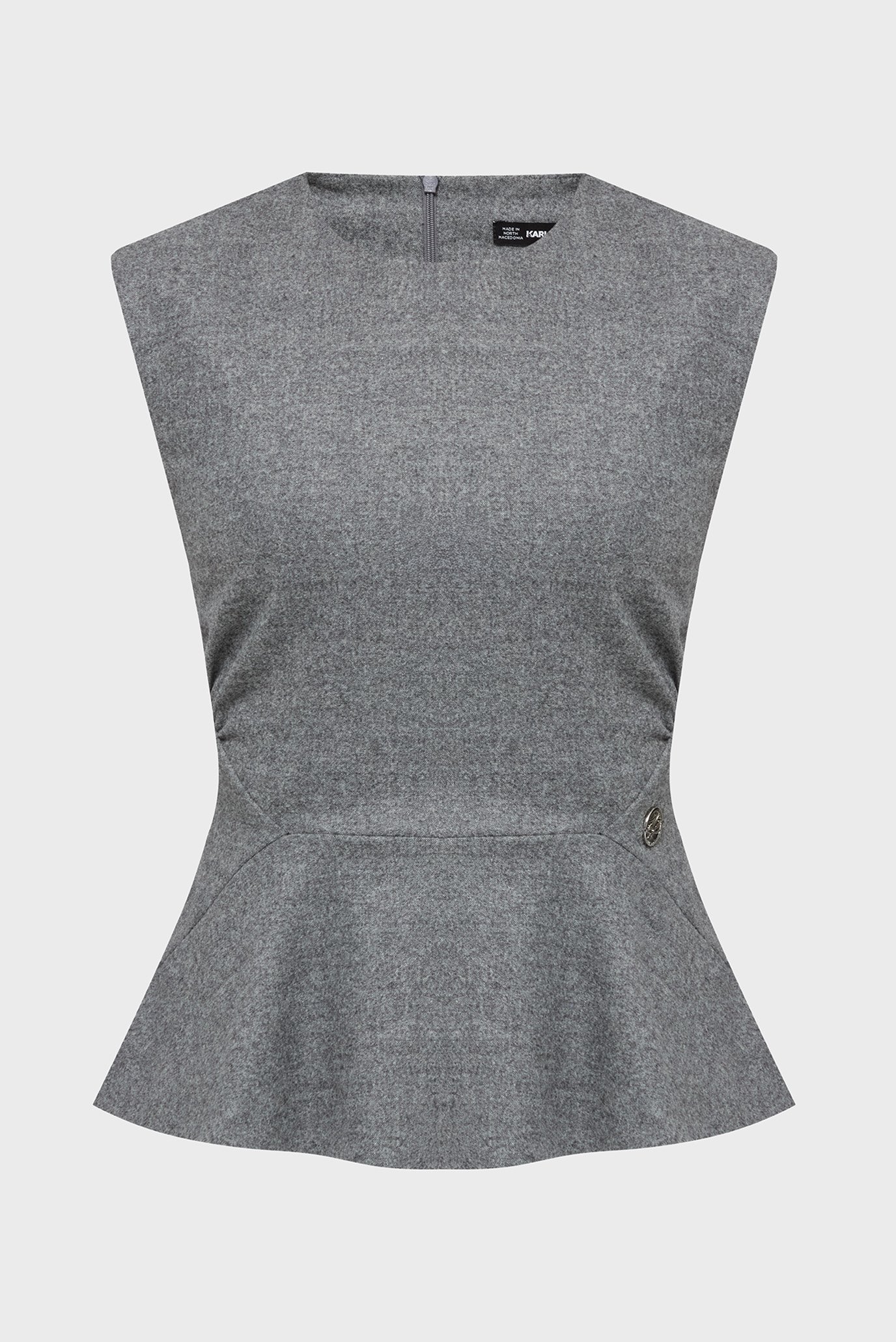 Женский серый топ flannel Серый 38 Karl Lagerfeld A4W11023 Женский серый топ flannel Серый 38 Karl Lagerfeld A4W11023