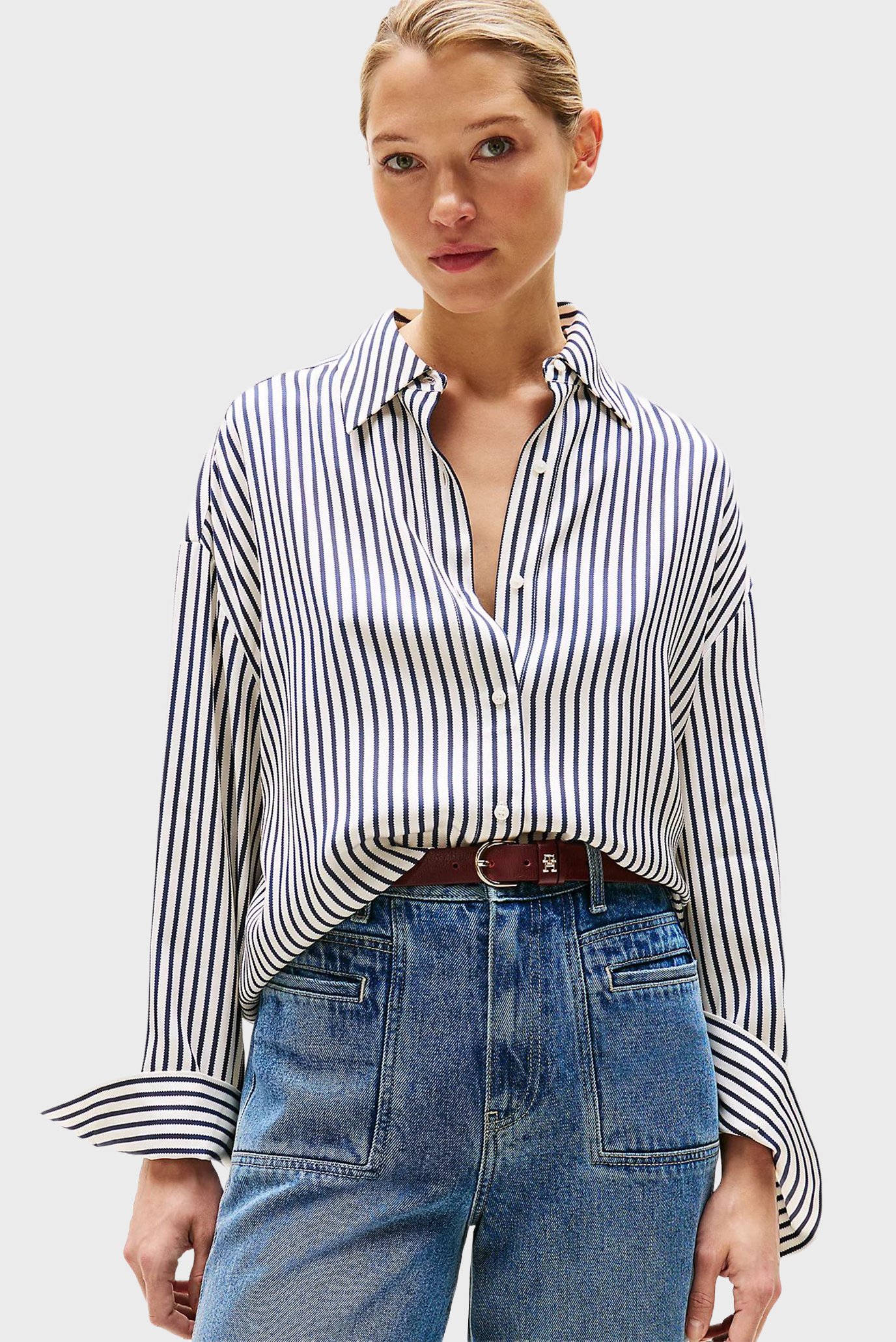 Женская блуза в полоску Разноцветный S Tommy Hilfiger WW0WW45888 Женская блуза в полоску Разноцветный S Tommy Hilfiger WW0WW45888