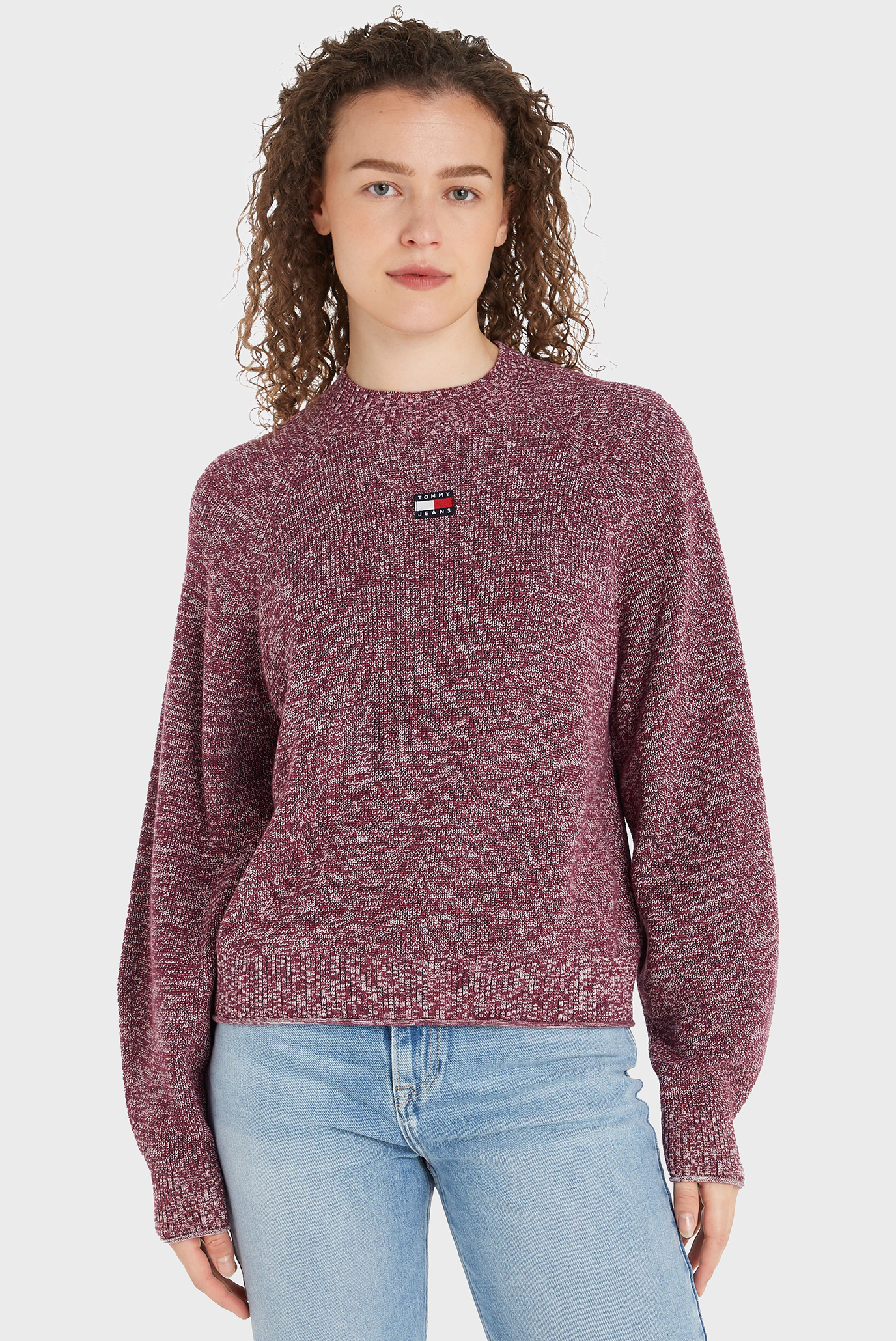 Женский бордовый свитер TJW 2TONE TWIST BADGE Бордовый M Tommy Jeans DW0DW19234 Женский бордовый свитер TJW 2TONE TWIST BADGE Бордовый M Tommy Jeans DW0DW19234