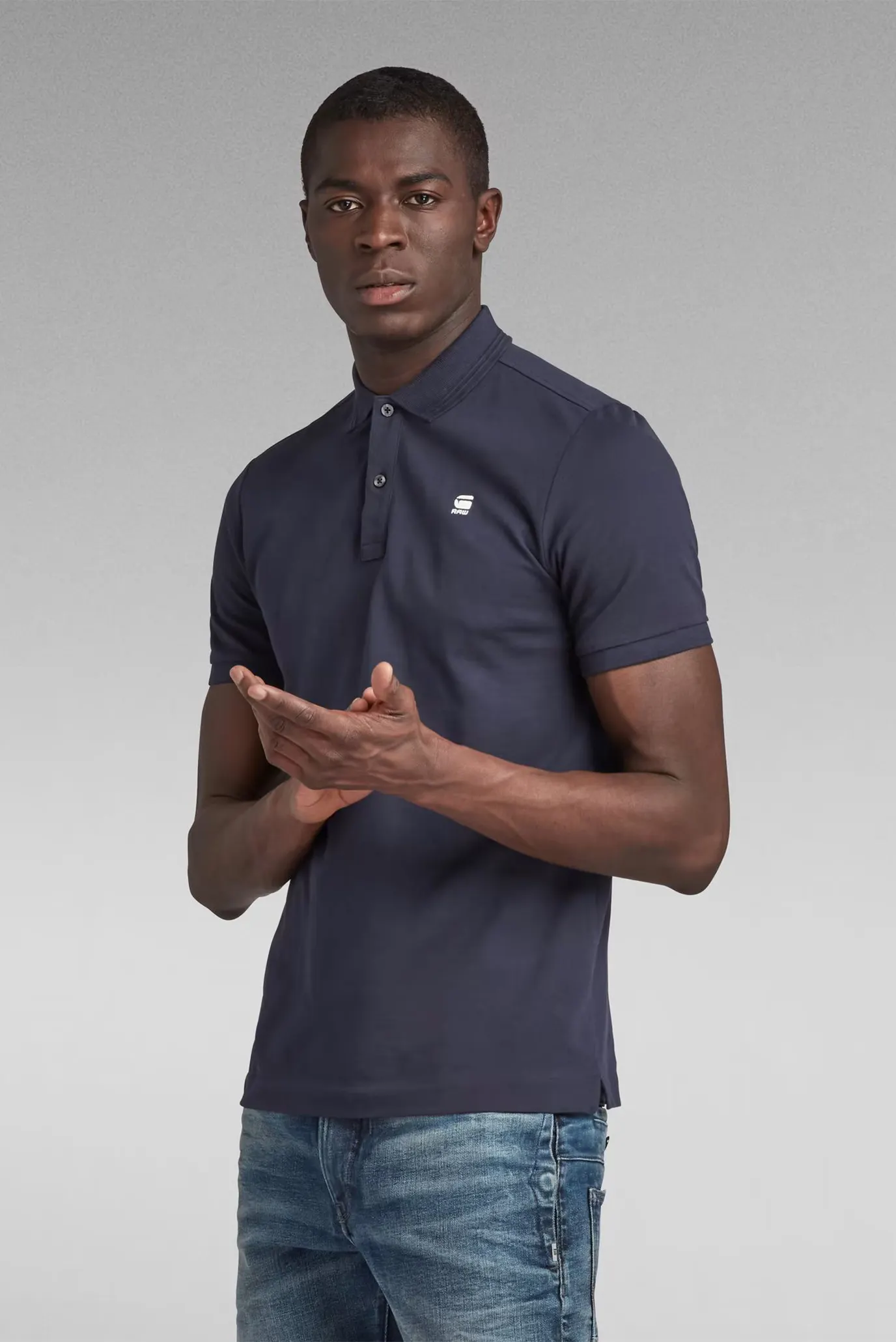 Чоловіче синє поло Dunda 2