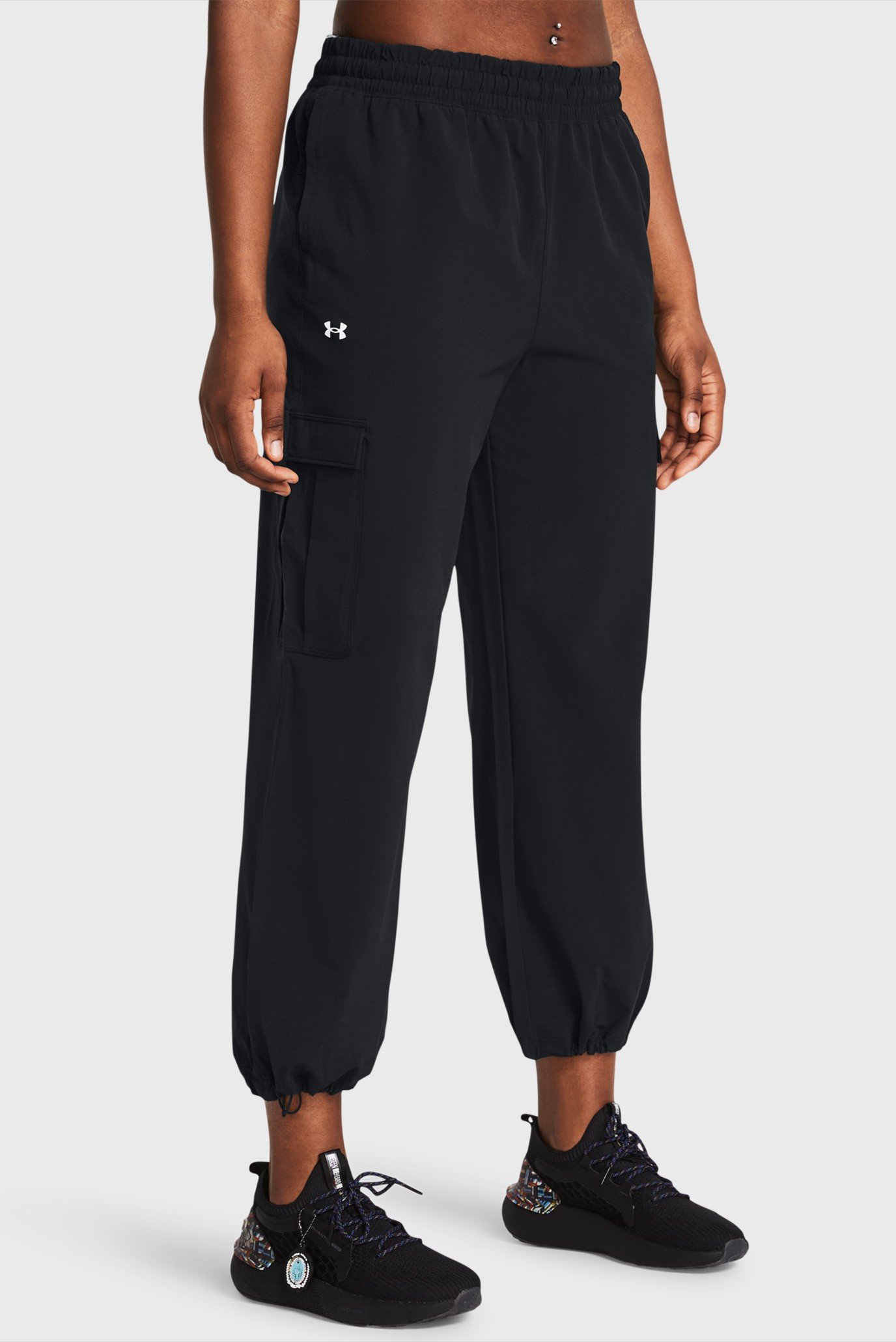 Жіночі чорні спортивні штани Armoursport Woven Cargo PANT 1