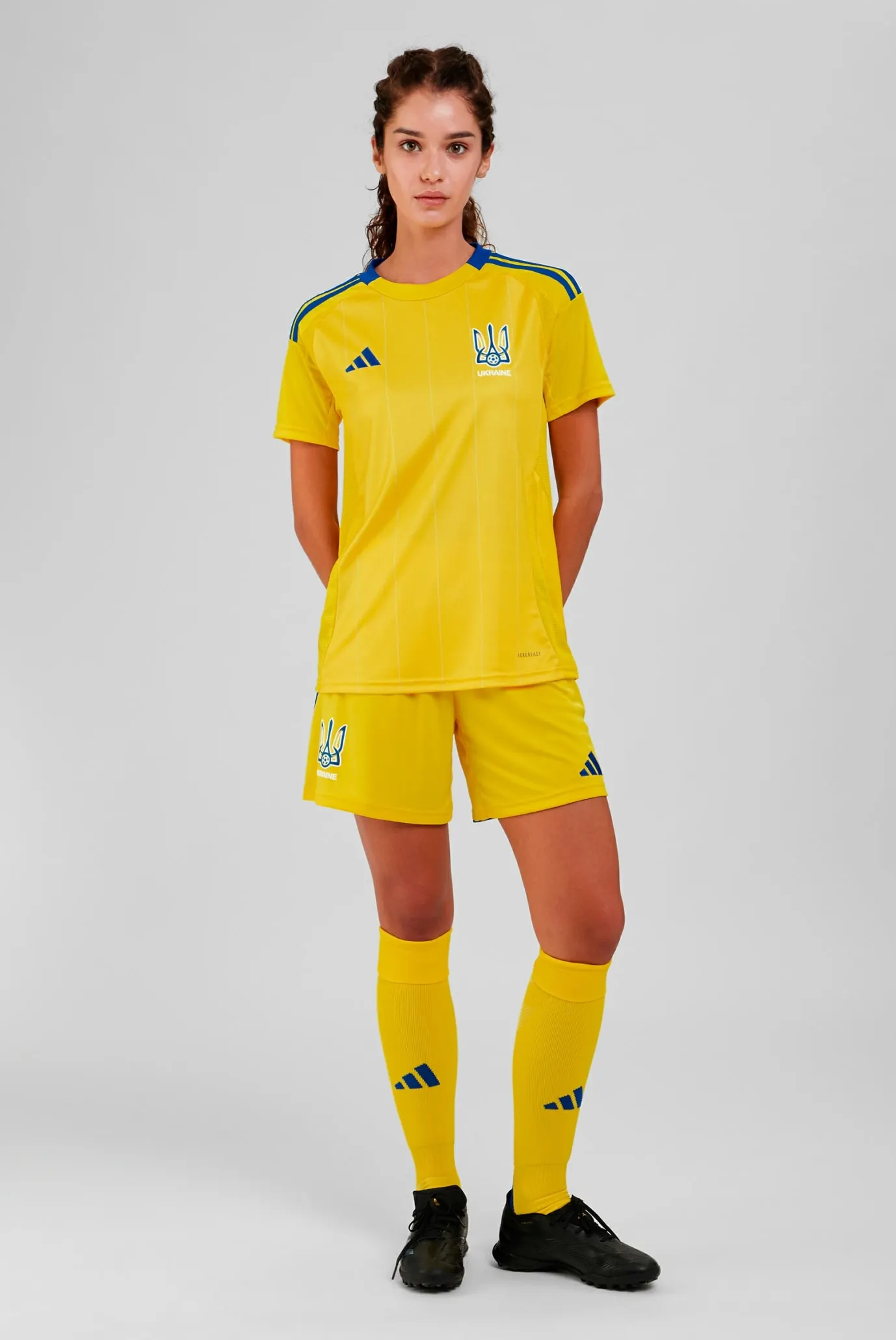 Женские желтые шорты Ukraine 24 2