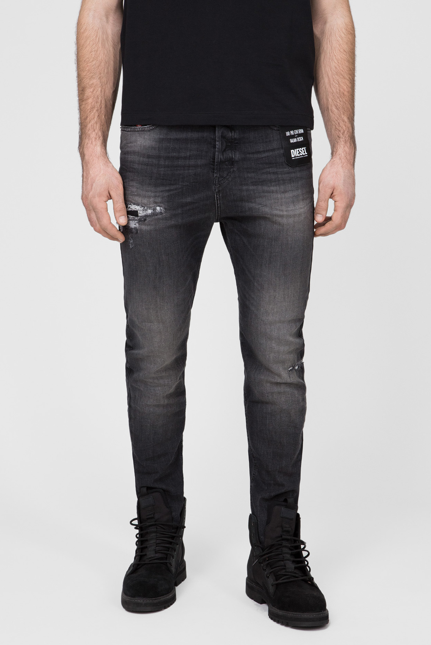 Чоловічі темно-сірі джинси D-VIDER 1