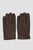 Чоловічі коричневі шкіряні рукавички