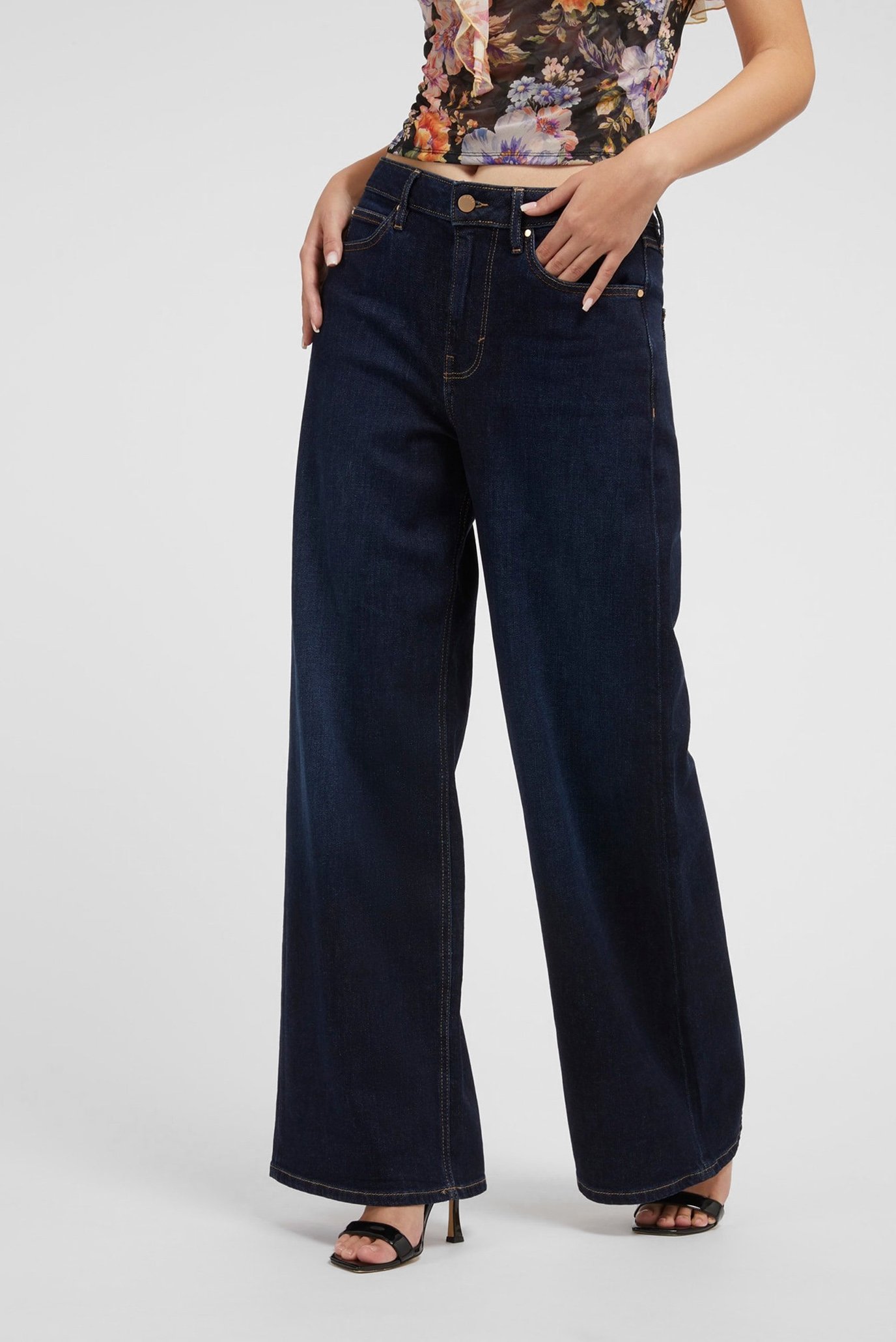 Женские темно-синие джинсы BELLFLOWER 1