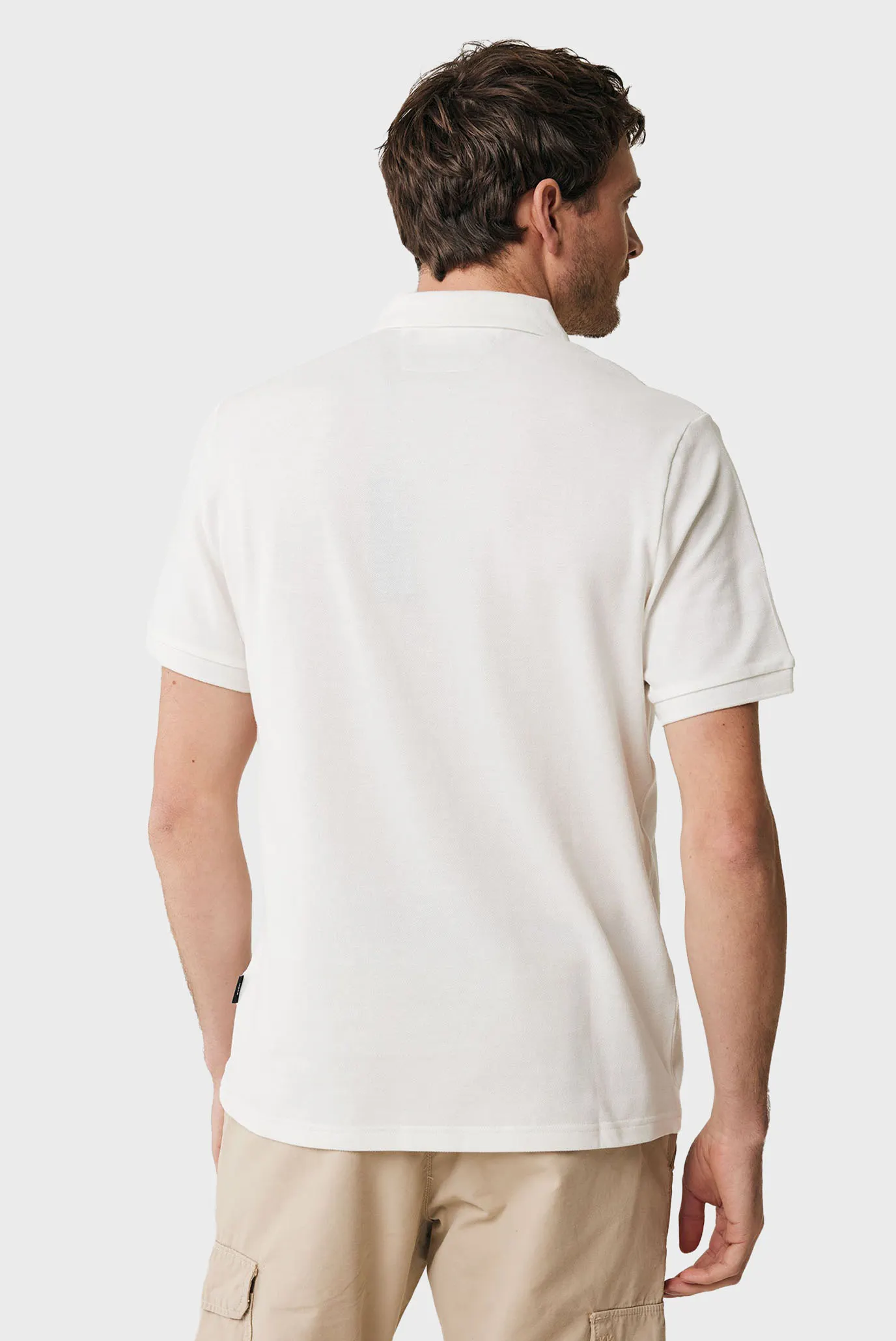 Чоловіче біле поло 3