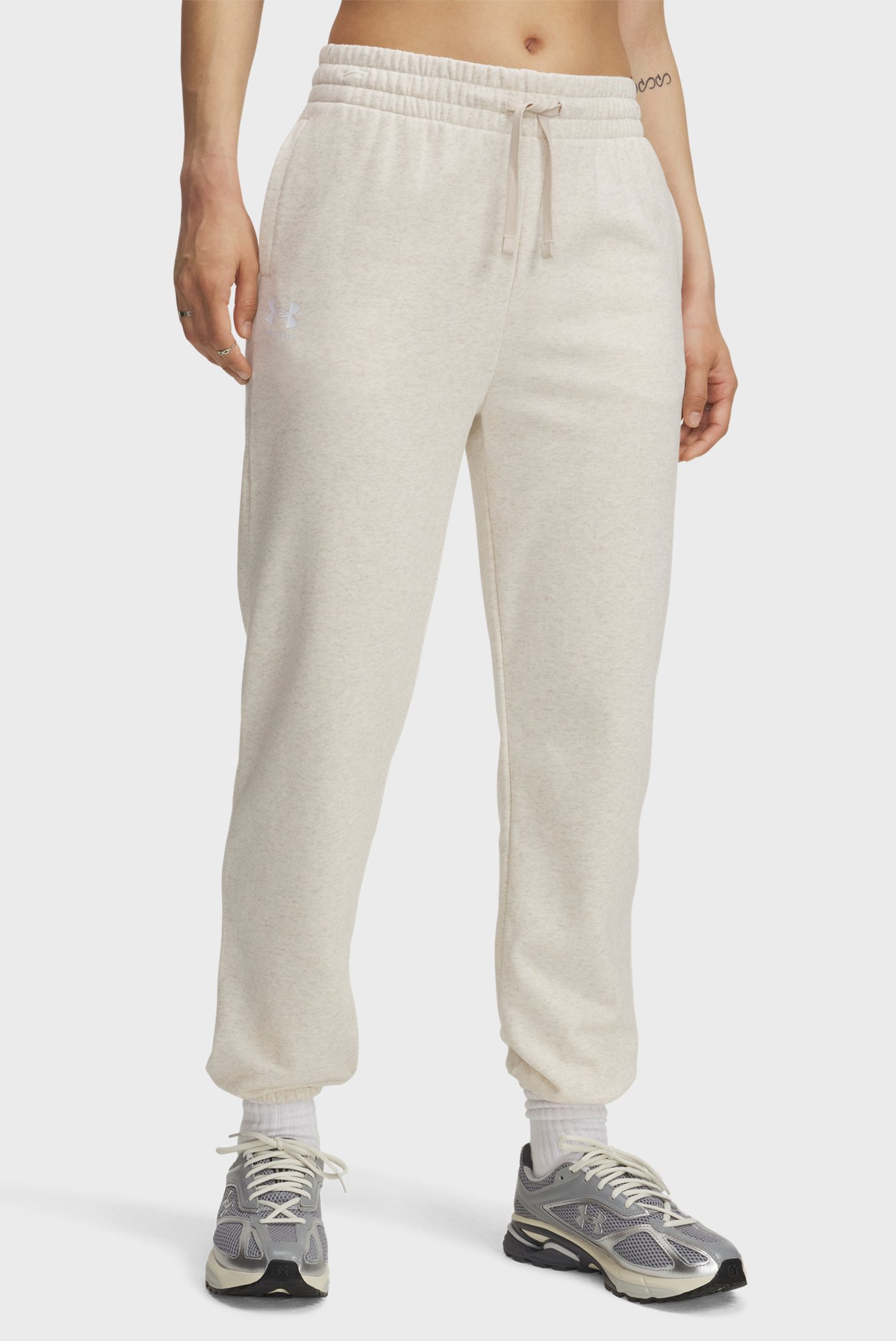 Женские бежевые спортивные брюки UA Rival Terry Joggers Бежевый XS Under Armour 1382735-783 Женские бежевые спортивные брюки UA Rival Terry Joggers Бежевый XS Under Armour 1382735-783