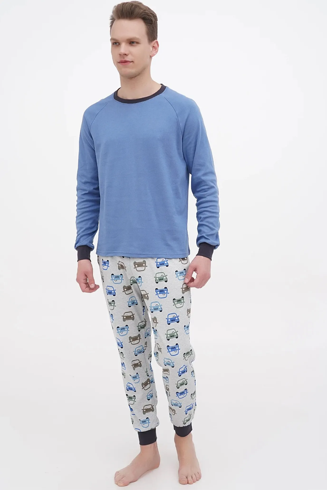Чоловіча піжама (лонгслів, брюки) 3