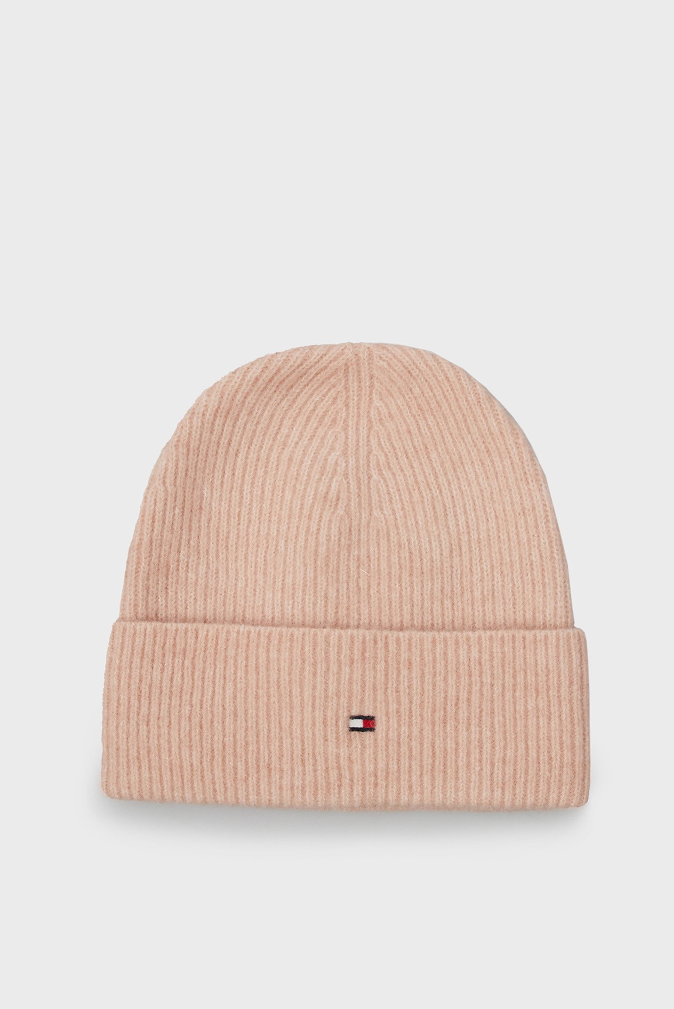 Женская пудровая шапка ESSENTIAL FLAG FUZZY BEANIE 1