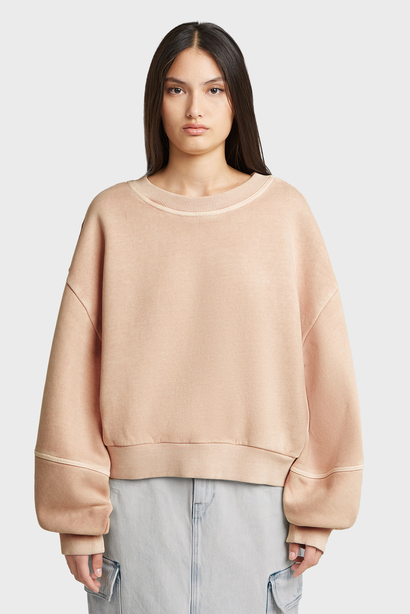 Женский бежевый свитшот Overdyed big Бежевый M G-Star RAW D26361,D993 Женский бежевый свитшот Overdyed big Бежевый M G-Star RAW D26361,D993