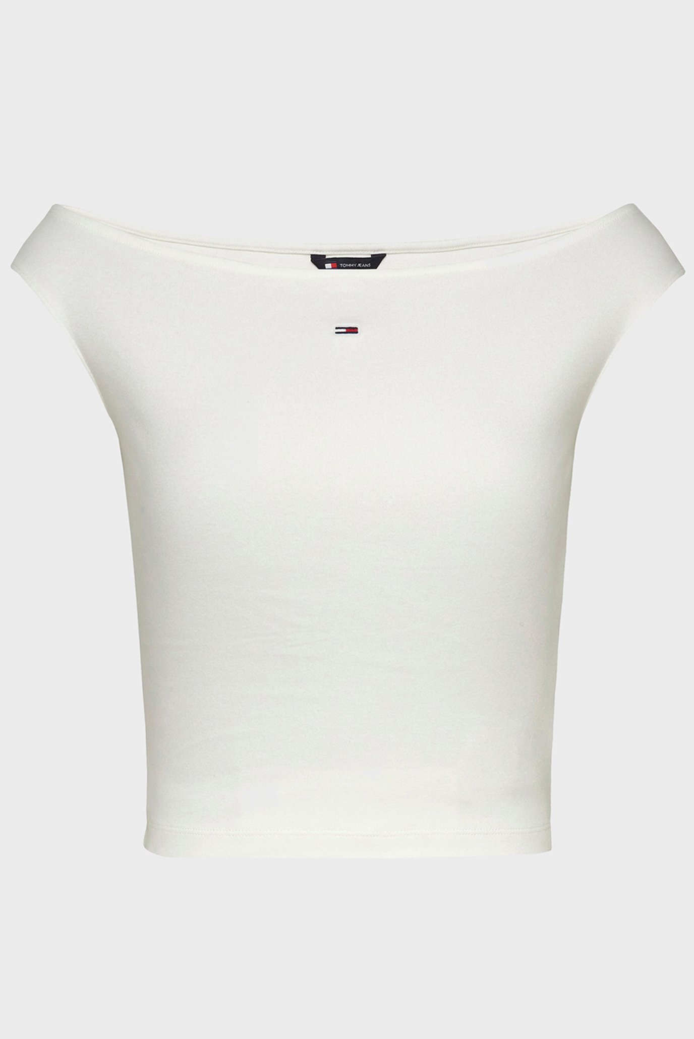 Женский белый топ BOAT NECK SS EXT Белый M Tommy Jeans DW0DW20234 Женский белый топ BOAT NECK SS EXT Белый M Tommy Jeans DW0DW20234