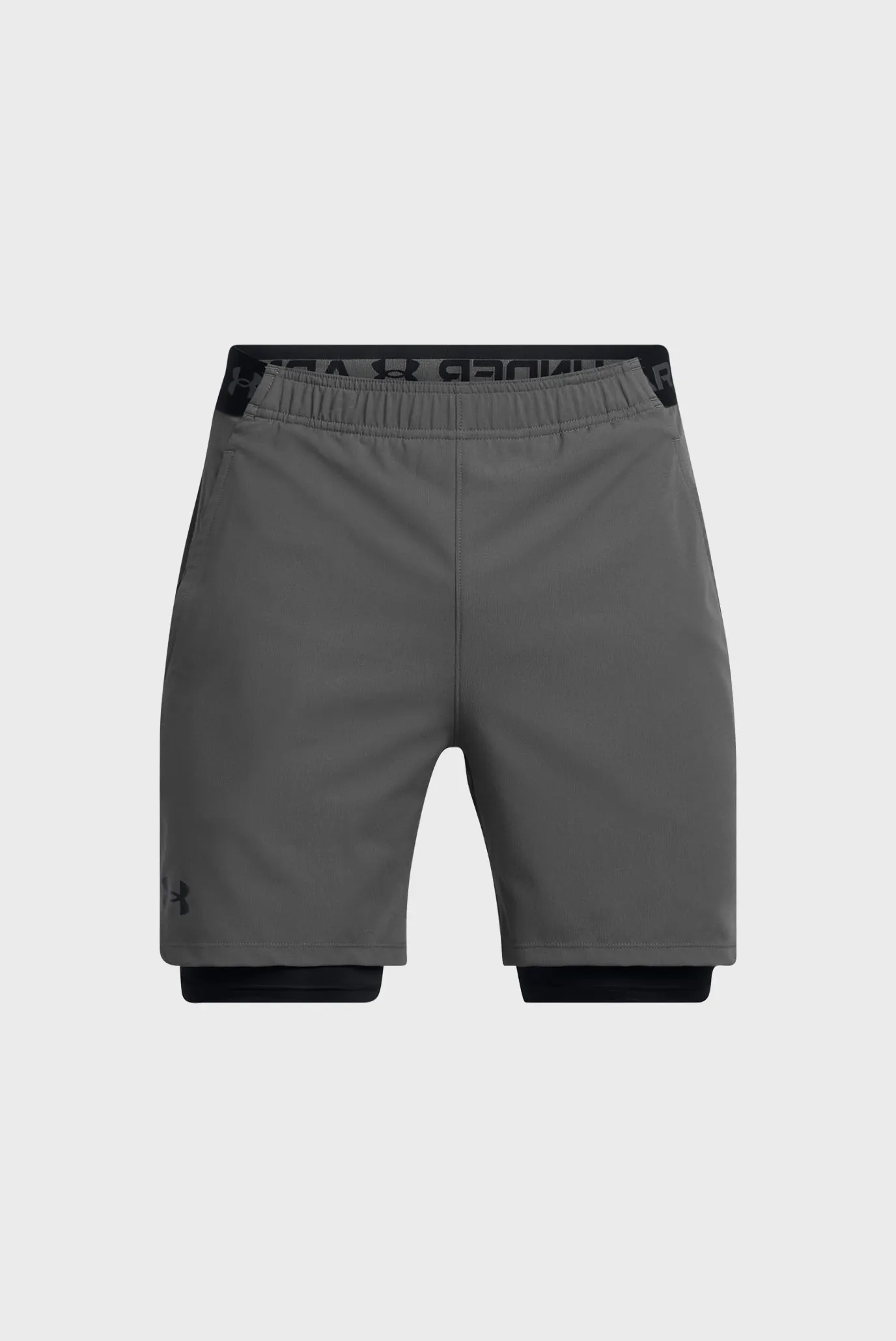 Чоловічі сірі шорти UA Vanish Woven 2in1 Sts 5