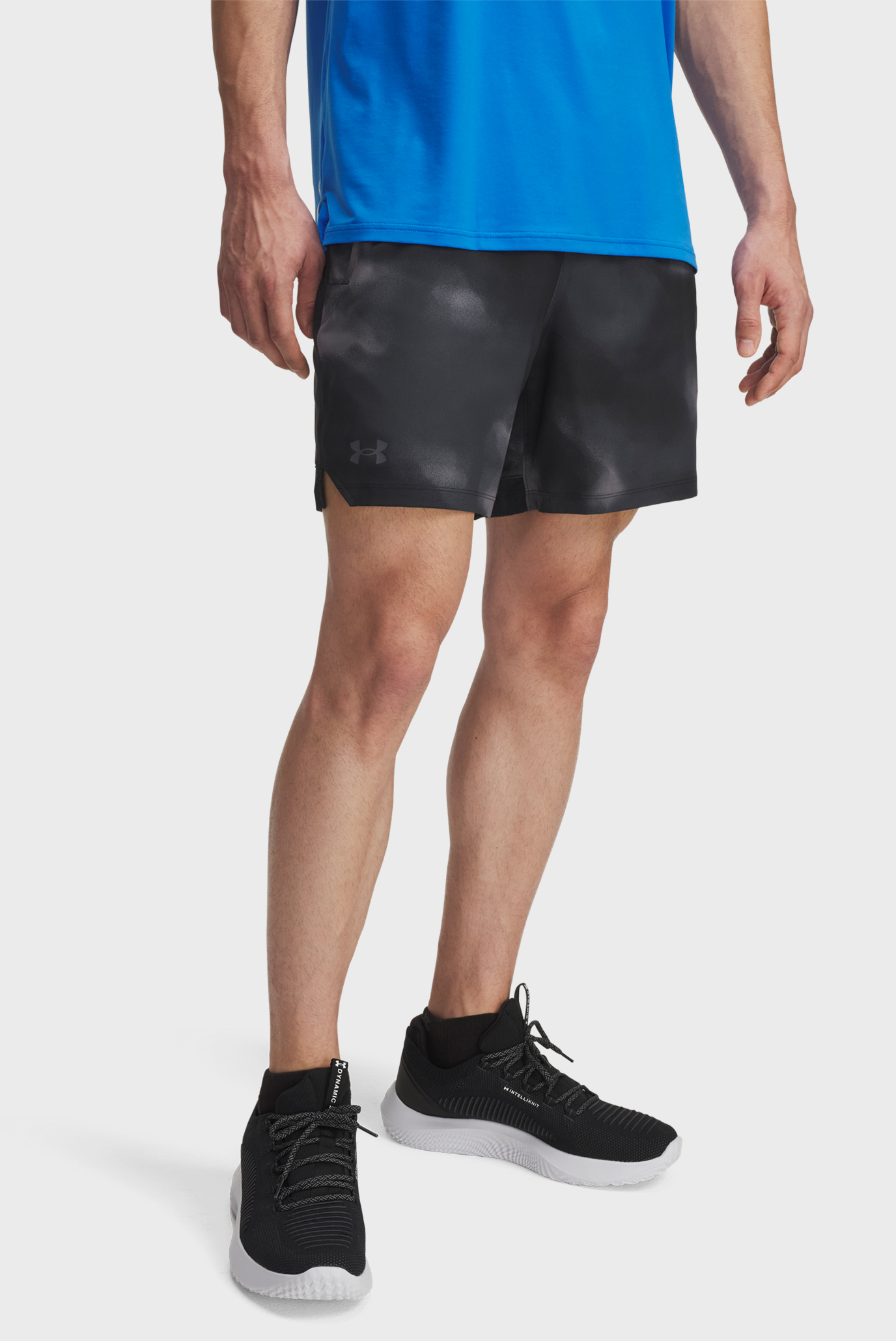 Мужские черные шорты UA Vanish Woven 6in Prnt Sts Черный S Under Armour 1376784-007 Мужские черные шорты UA Vanish Woven 6in Prnt Sts Черный S Under Armour 1376784-007