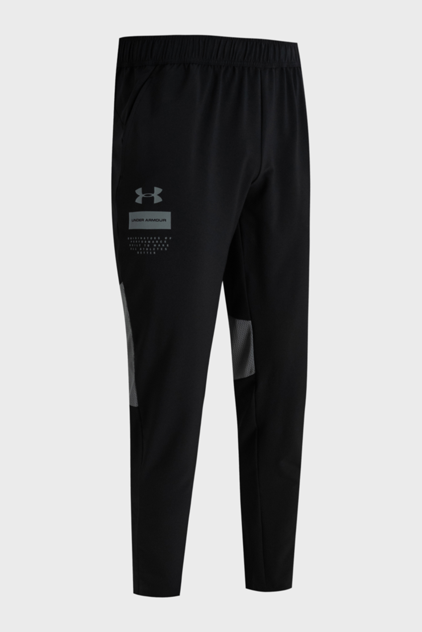 Чоловічі чорні спортивні штани UA Summer Woven Pant 1