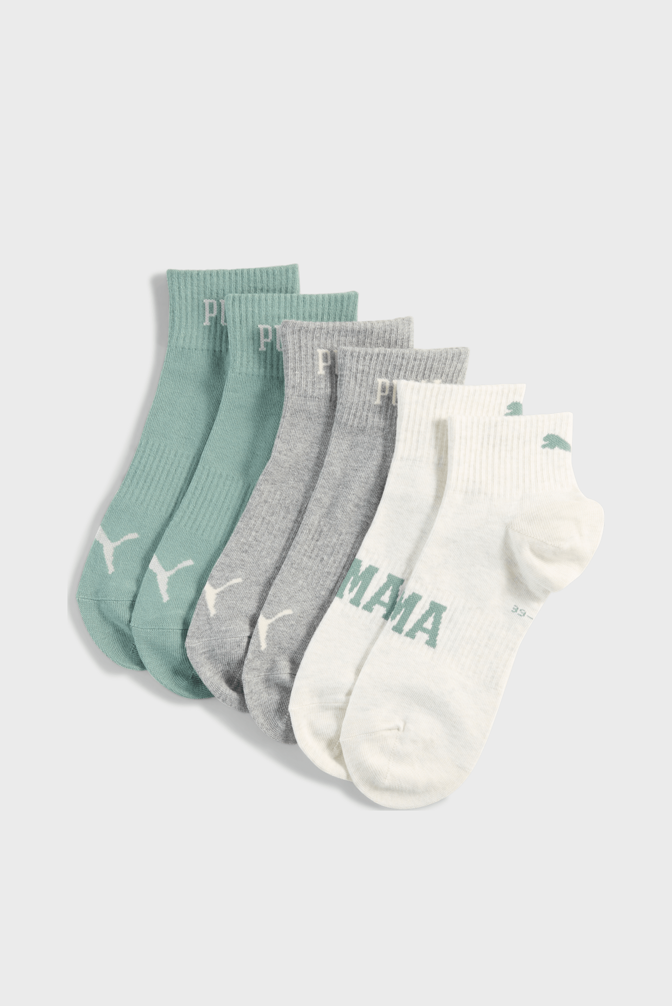 Носки (3 пары) Logo Quarter Socks Unisex 1