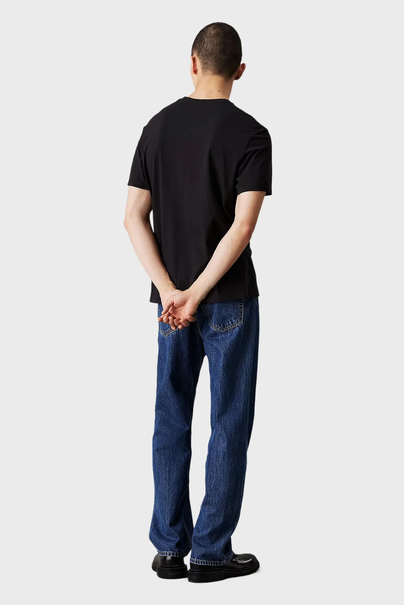 Мужская черная футболка SS HERO MONOGRAM TEE 30S EU OPT 3