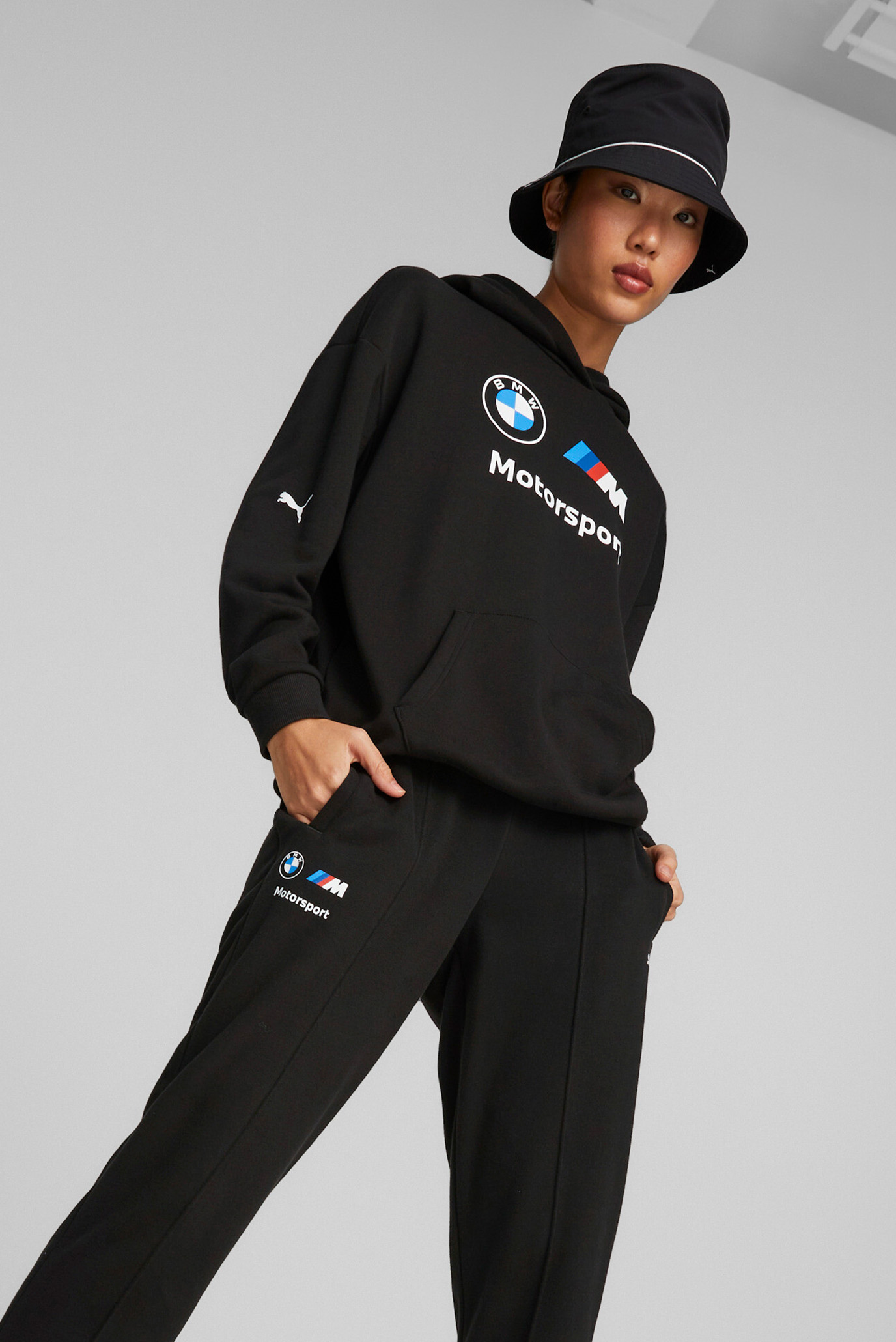 Черная панама BMW M Motorsport Bucket Hat PUMA 024481 — MD-Fashion
