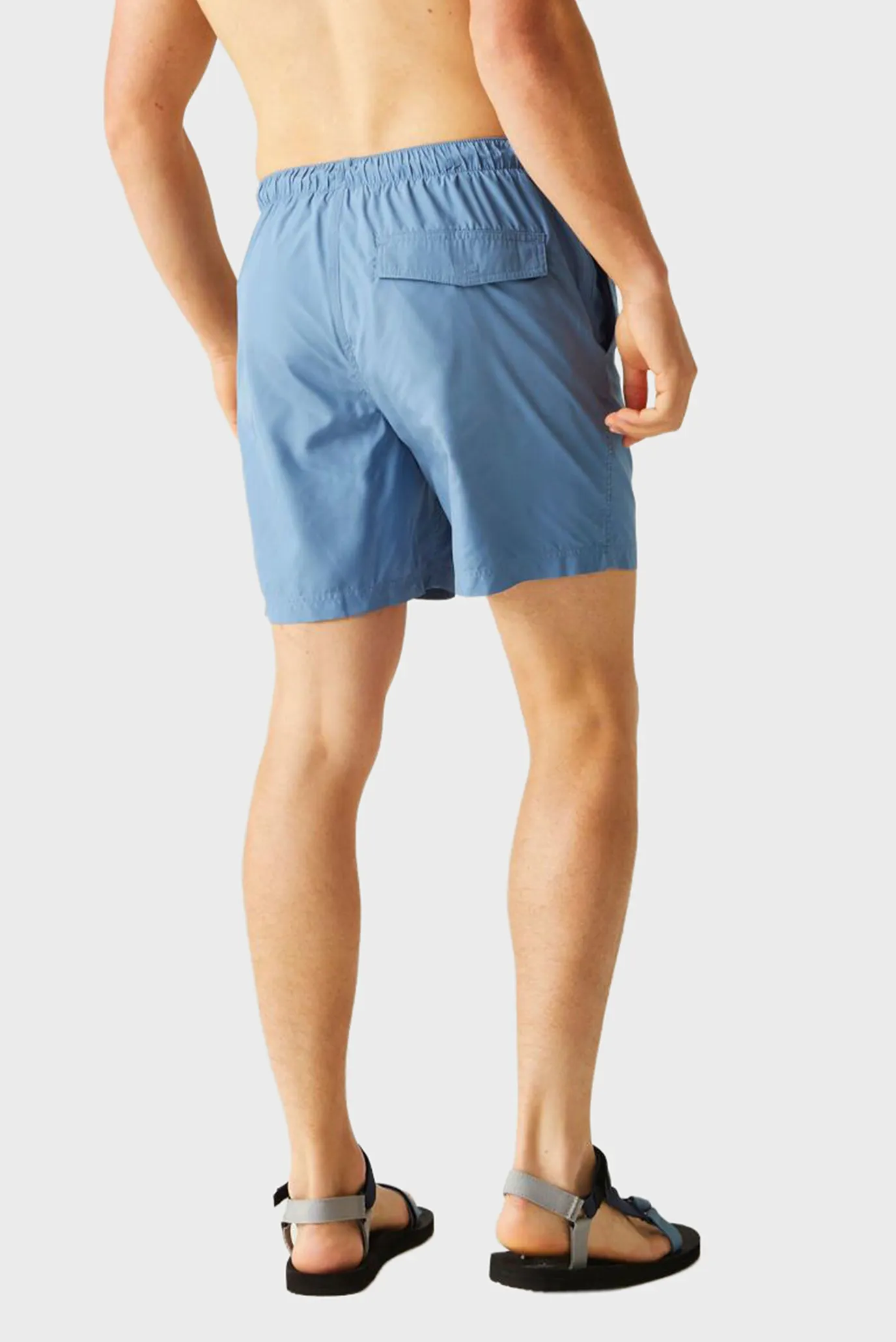 Чоловічі блакитні плавальні шорти 3