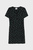 Женское черное платье с узором