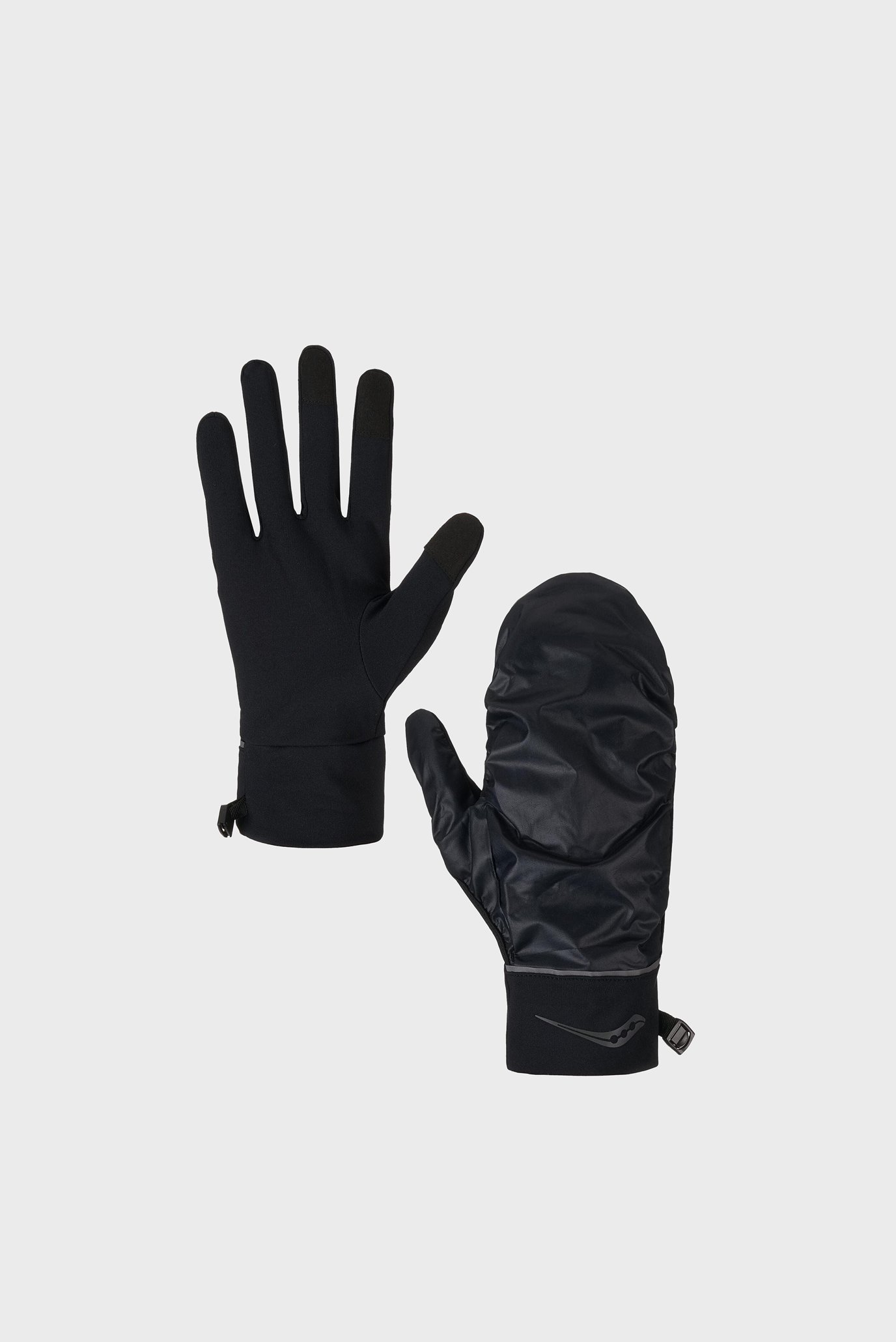 Черные перчатки 2 в 1 HURRICANE CONVERTIBLE MITT 1