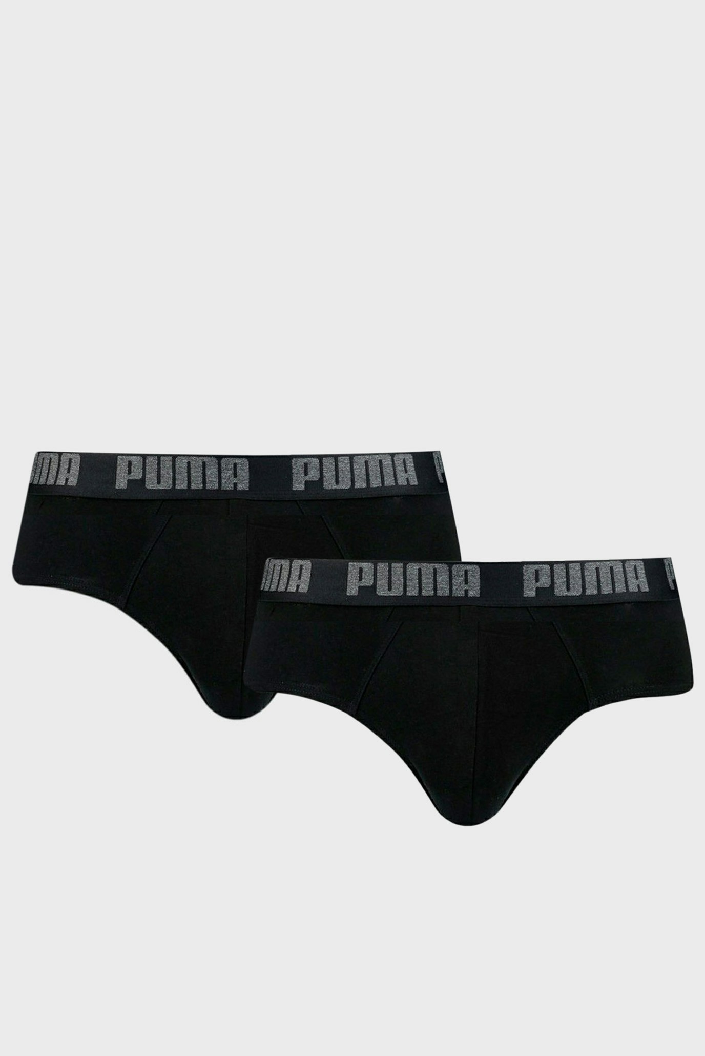 Чоловічі чорні бріфи (2 шт) Puma Basic Brief 2P 1