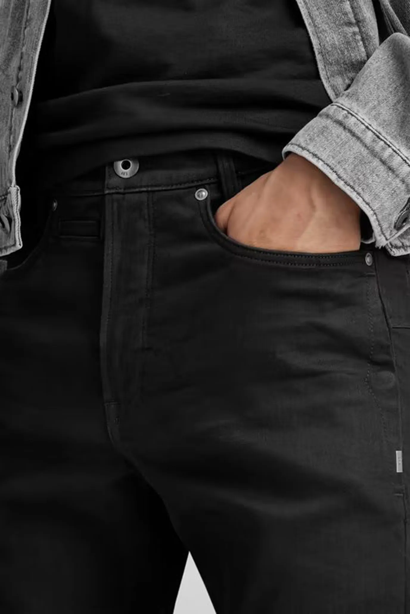 Мужские черные джинсы D-Staq 3D Slim 4