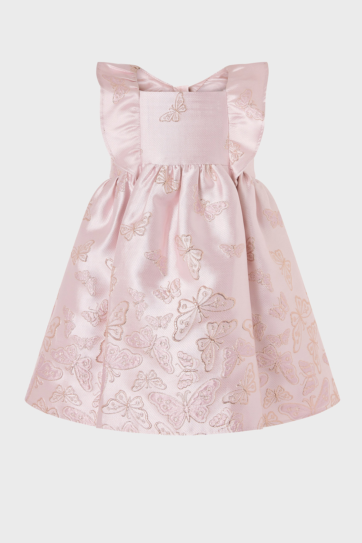 Детское пудровое платье BABY PINK CASCADING 1