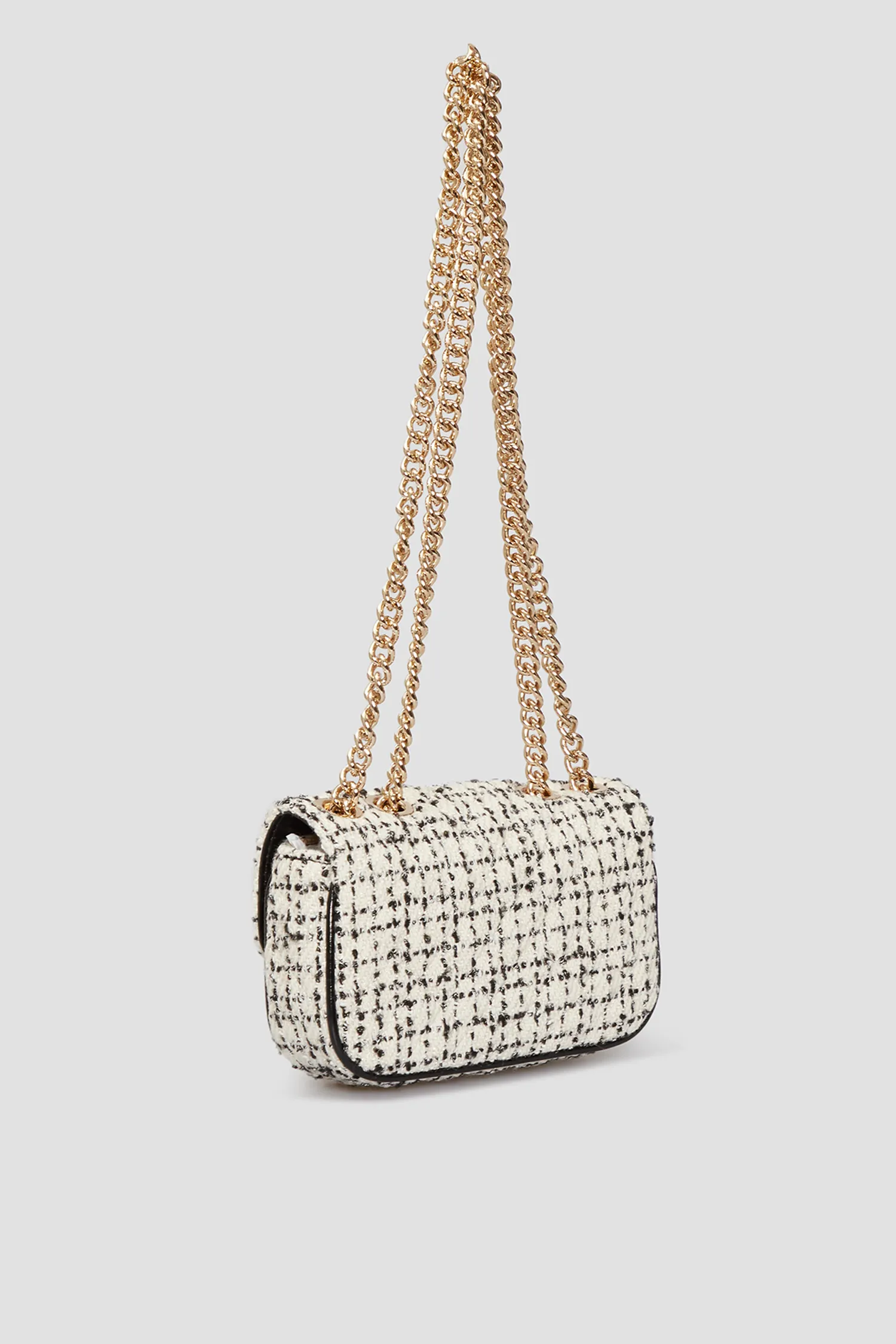 Женская твидовая сумка Guess HWTZ87.00780;BKW — MD-Fashion