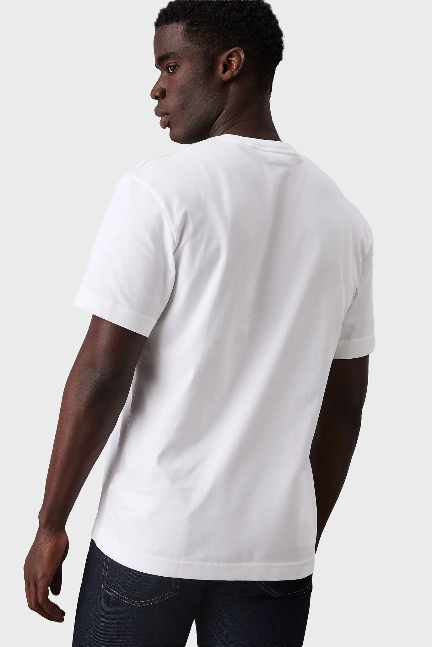 Чоловіча біла футболка COTTON COMFORT FIT 3