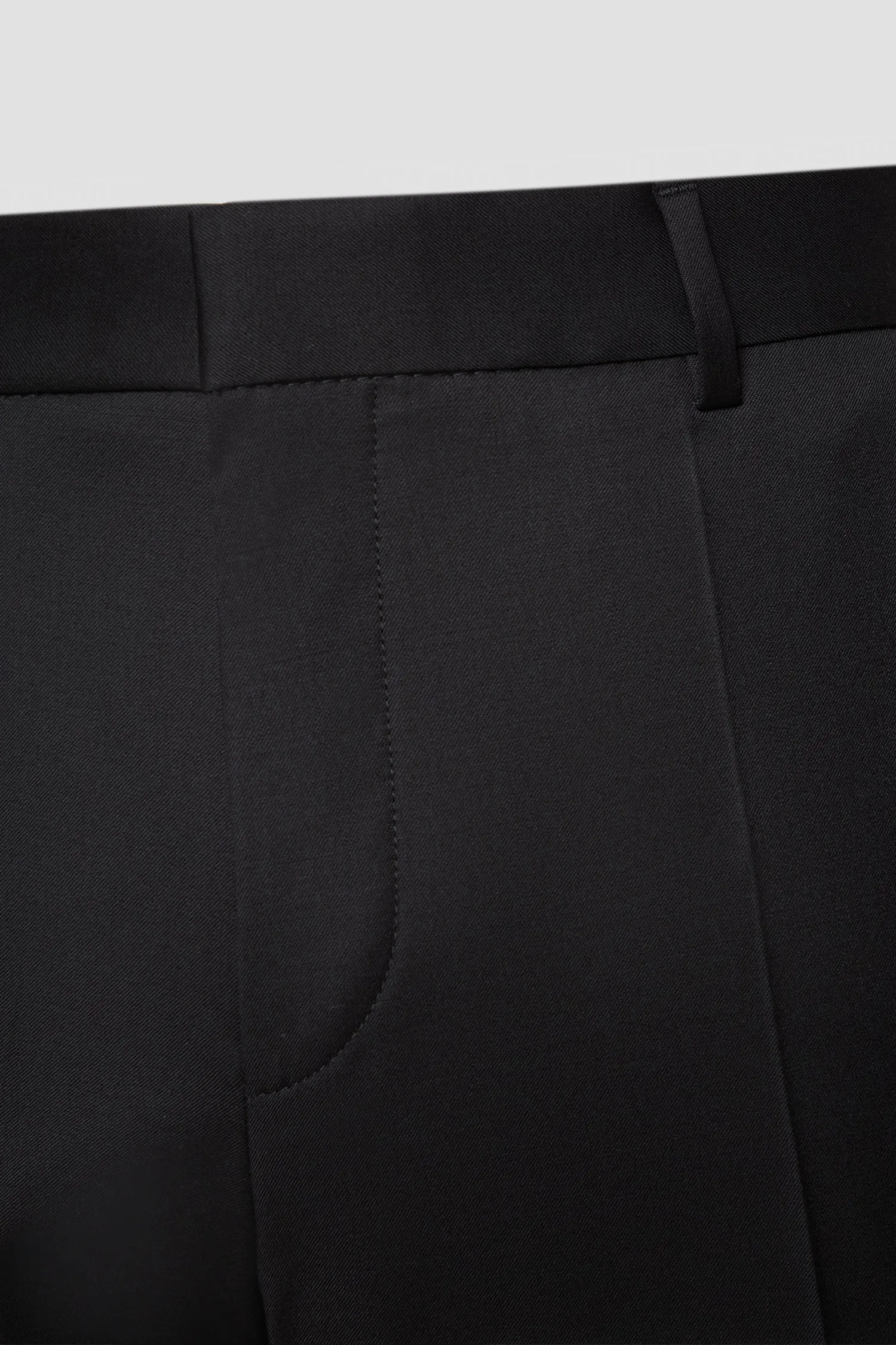 Чоловічий чорний вовняний костюм (піджак, брюки) 7