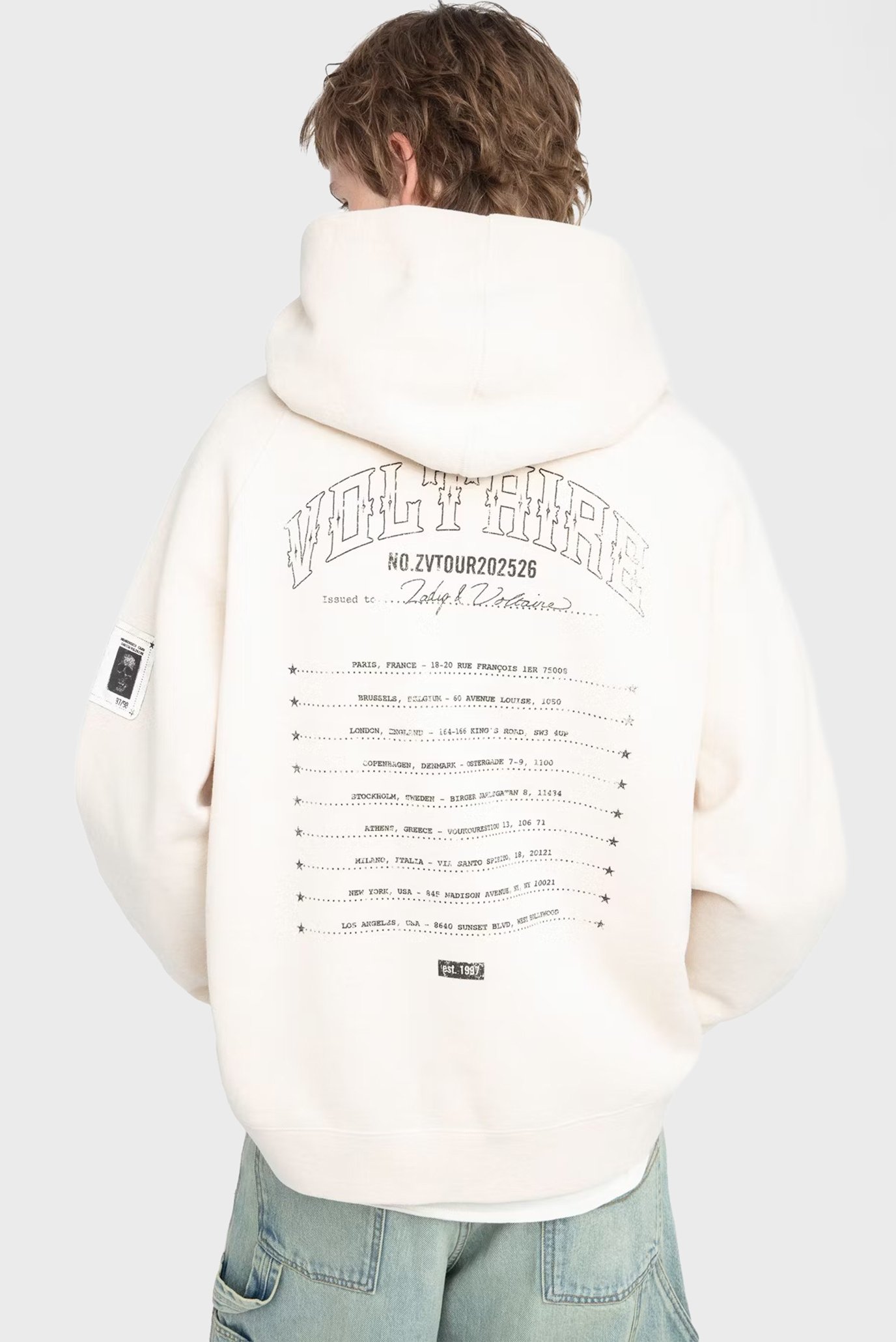 Мужское белое худи Georgio Белый M ZADIG&VOLTAIRE JMSS01299_LIGHT SUGAR Мужское белое худи Georgio Белый M ZADIG&VOLTAIRE JMSS01299_LIGHT SUGAR