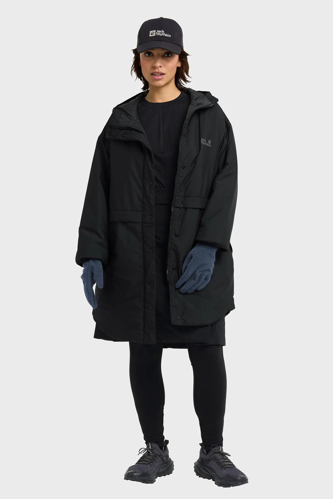 Темно-синие перчатки 2