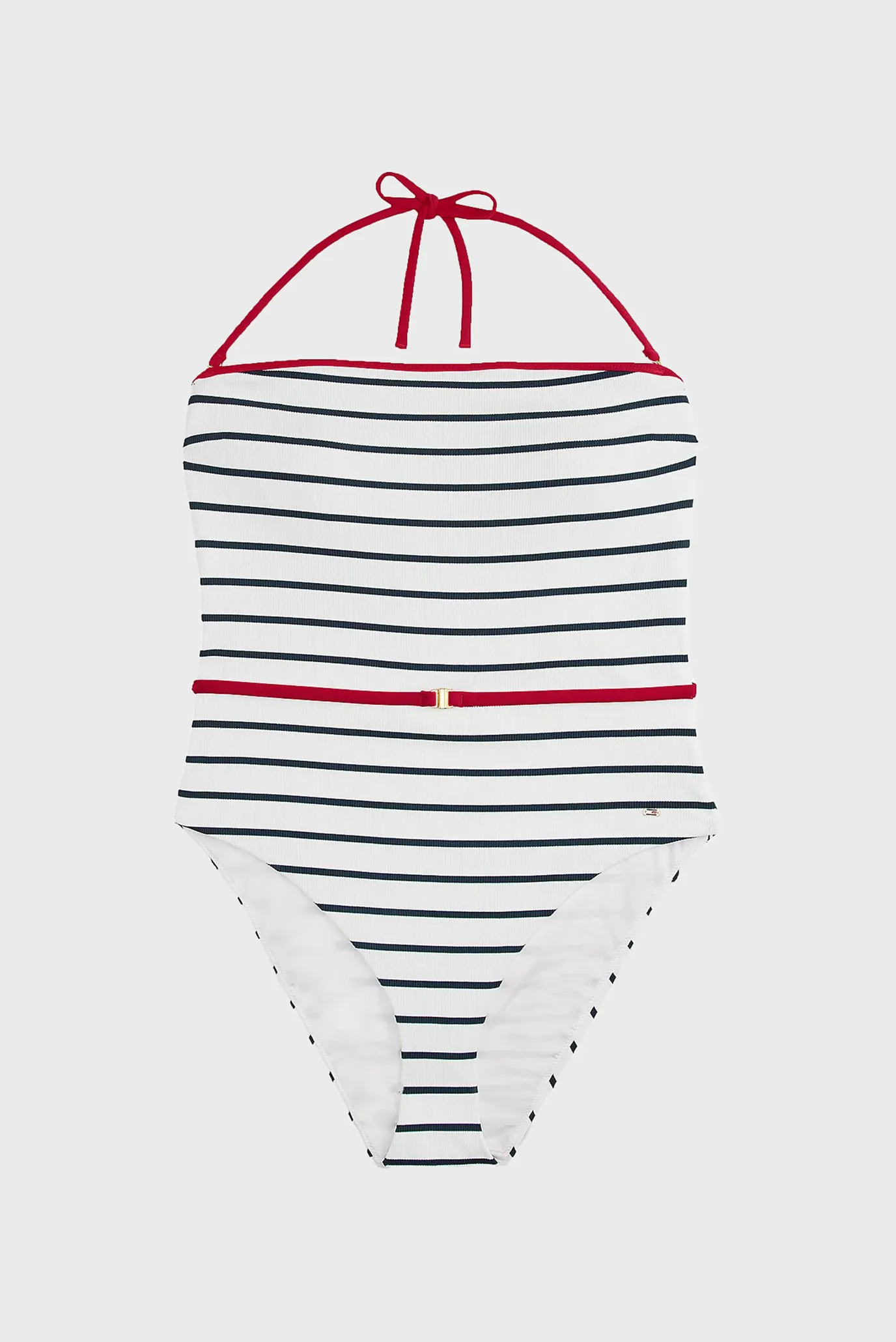 Женский белый купальник в полоску TH х SRG 6