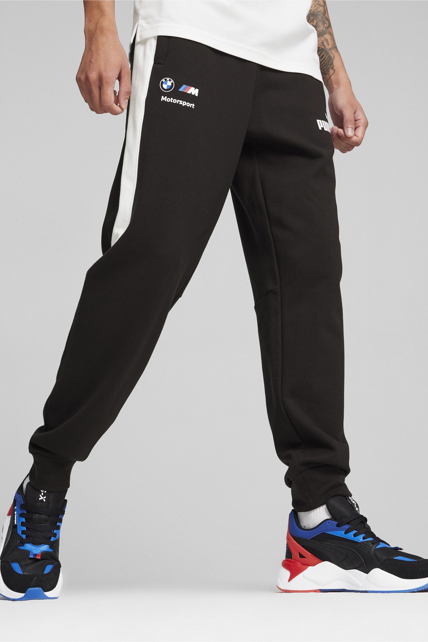 Мужские черные спортивные брюки BMW M Motorsport MT7+ Sweatpants 1