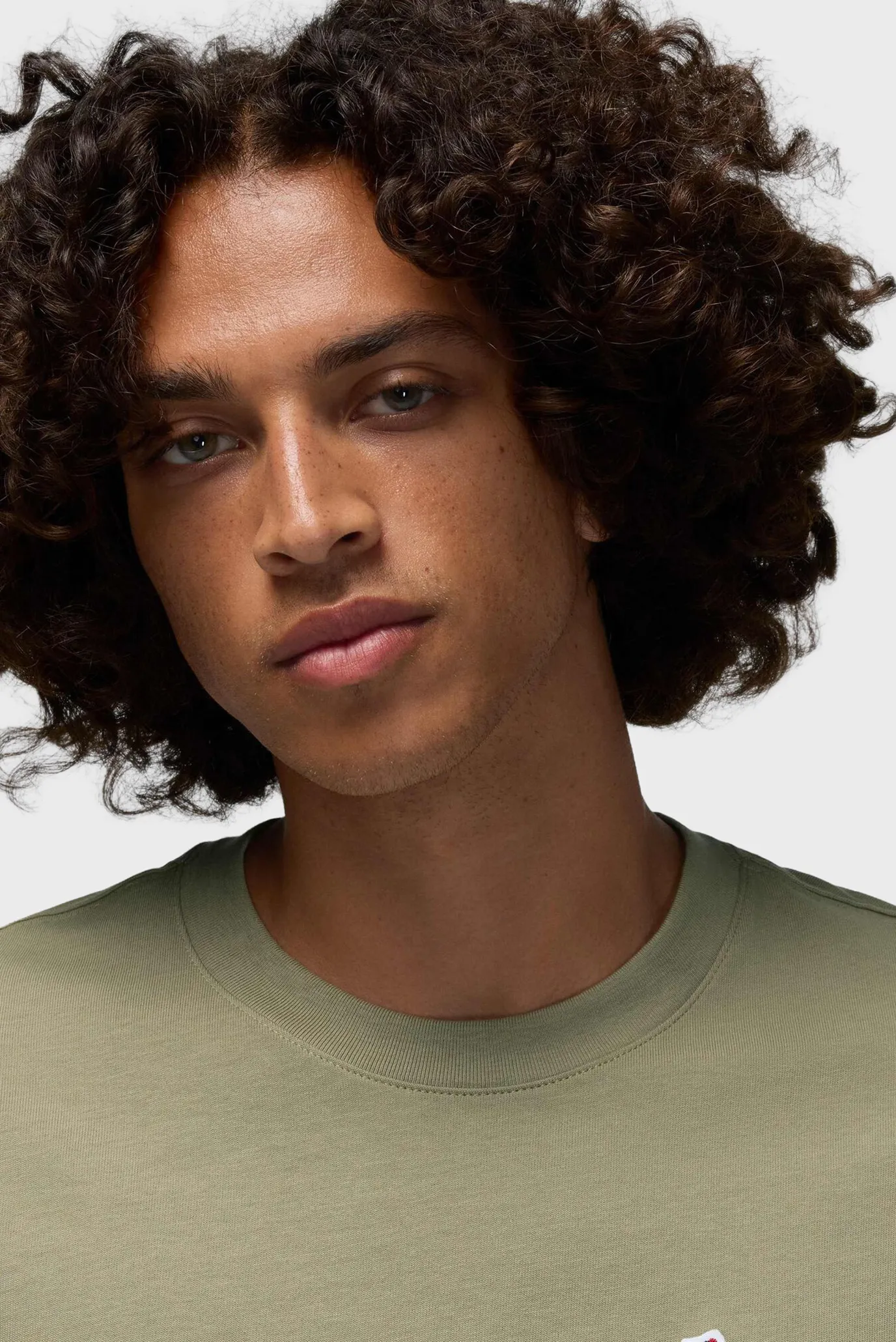 Чоловіча оливкова футболка M J BRND BR SNKR PCH SS CRW 4