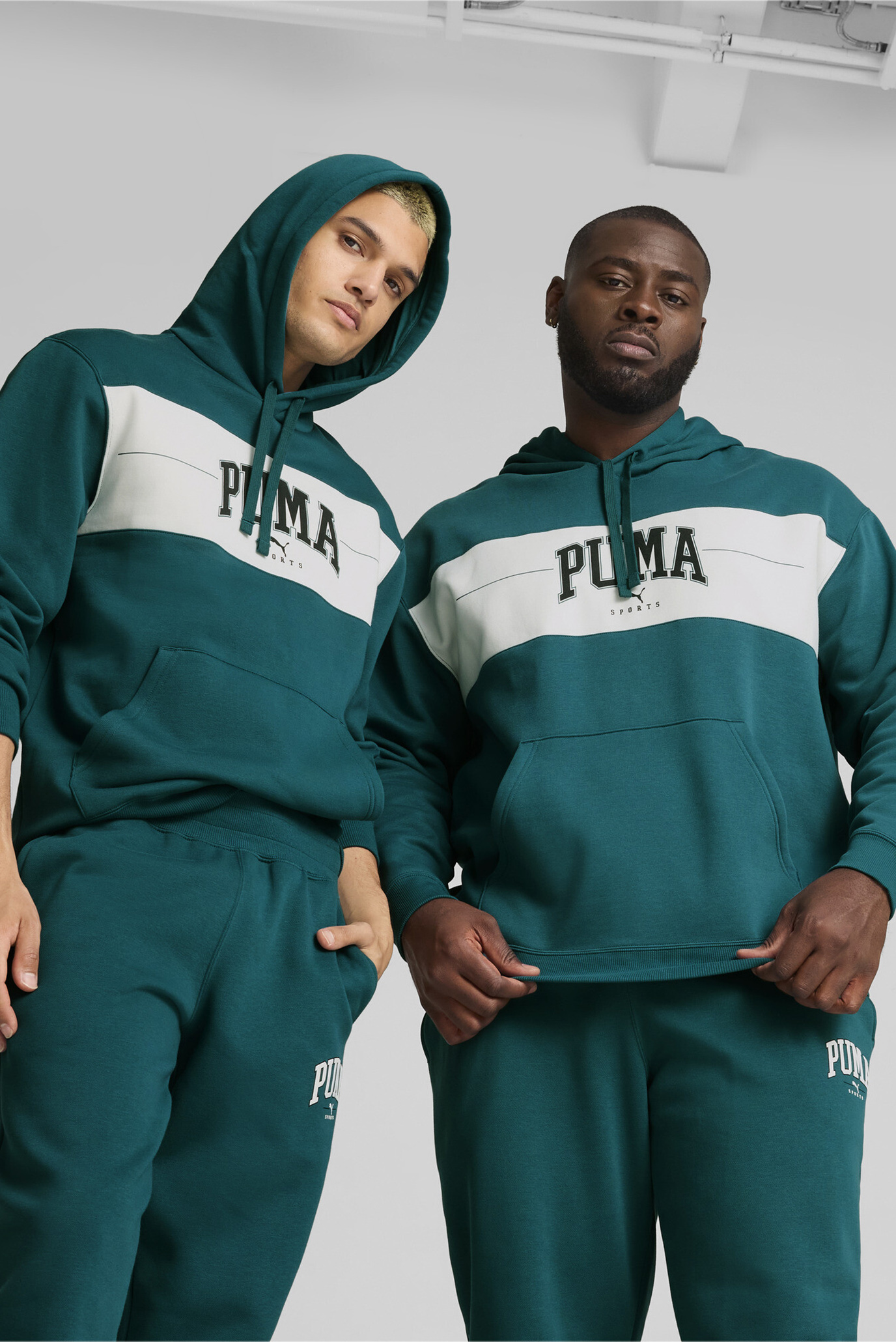 Чоловіче зелене худі PUMA SQUAD Hoodie Men 1