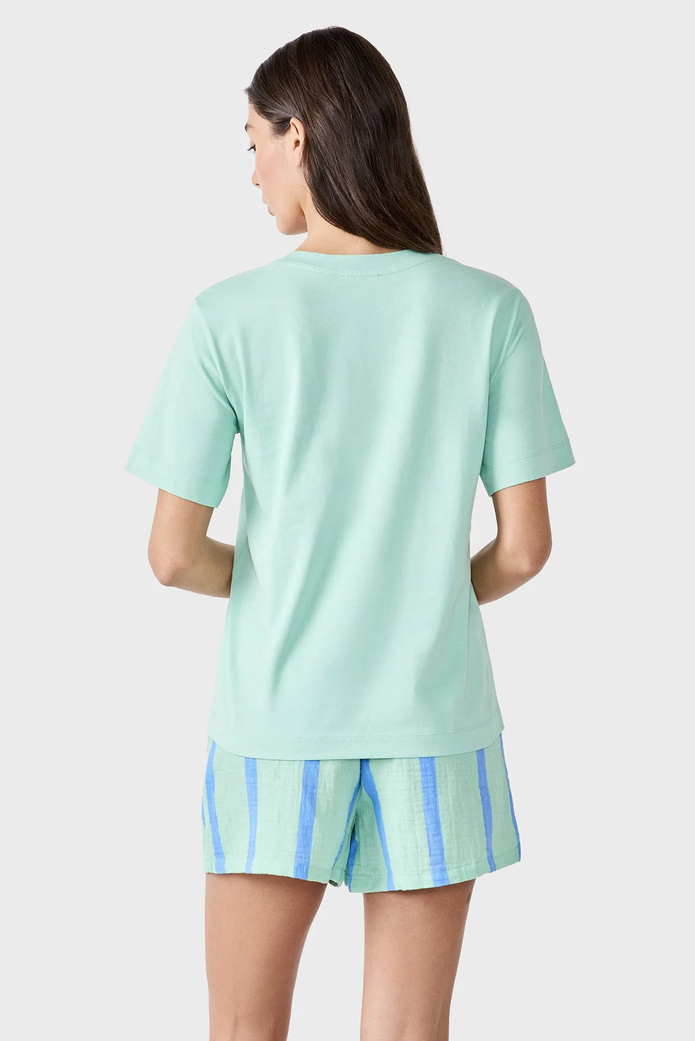 Женская бирюзовая футболка CLARRIE 3