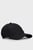 Женская черная кепка с узором CK MONOGRAM