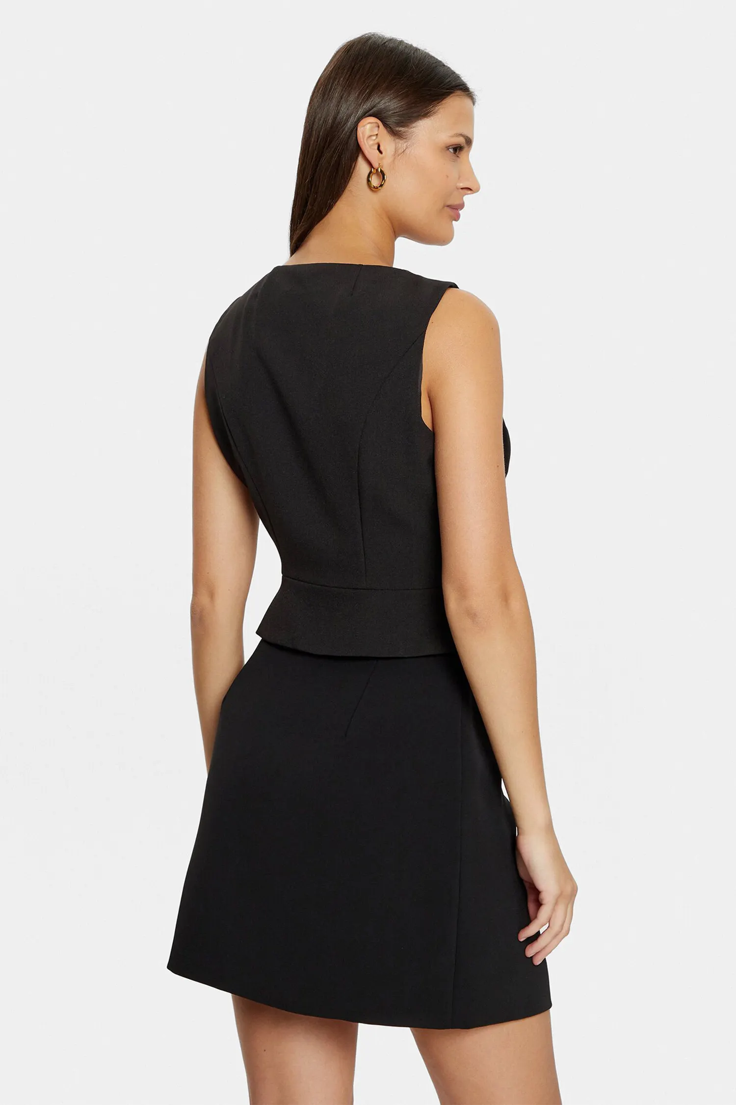 Женский черный жилет 3