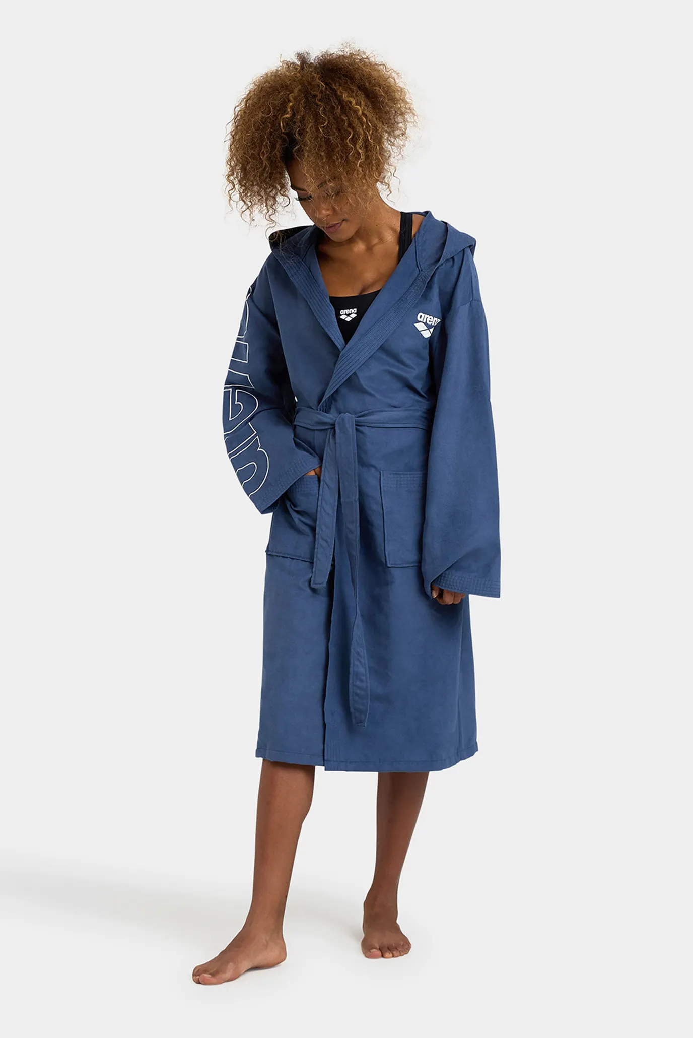 Темно-синий халат (унисекс) 2