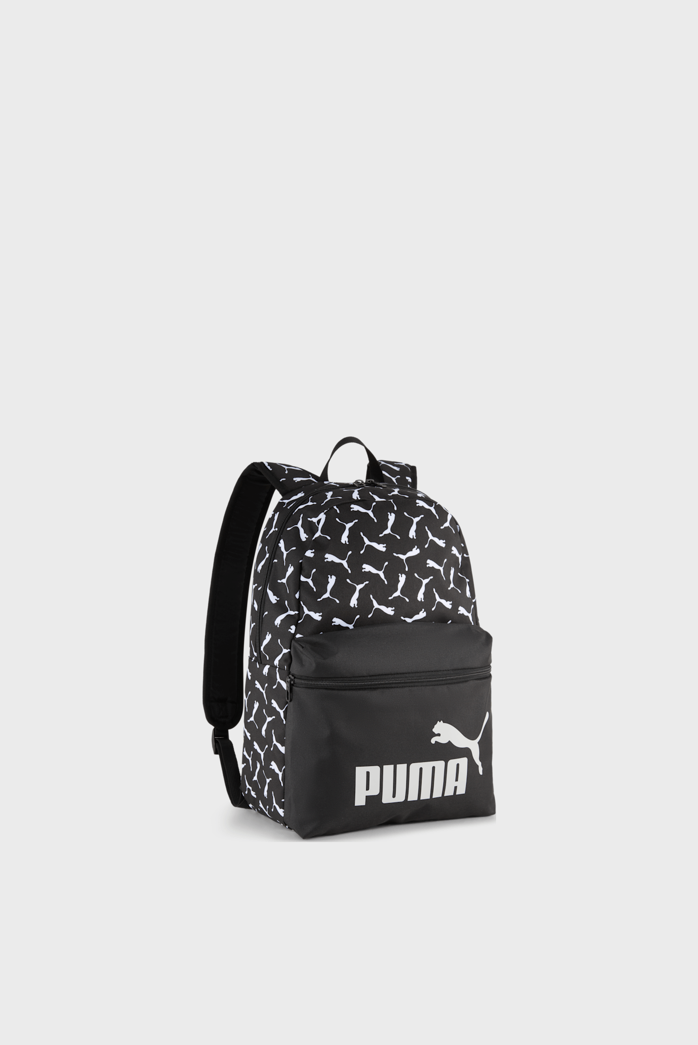 Черный рюкзак PUMA Phase All-Over Print Backpack 1