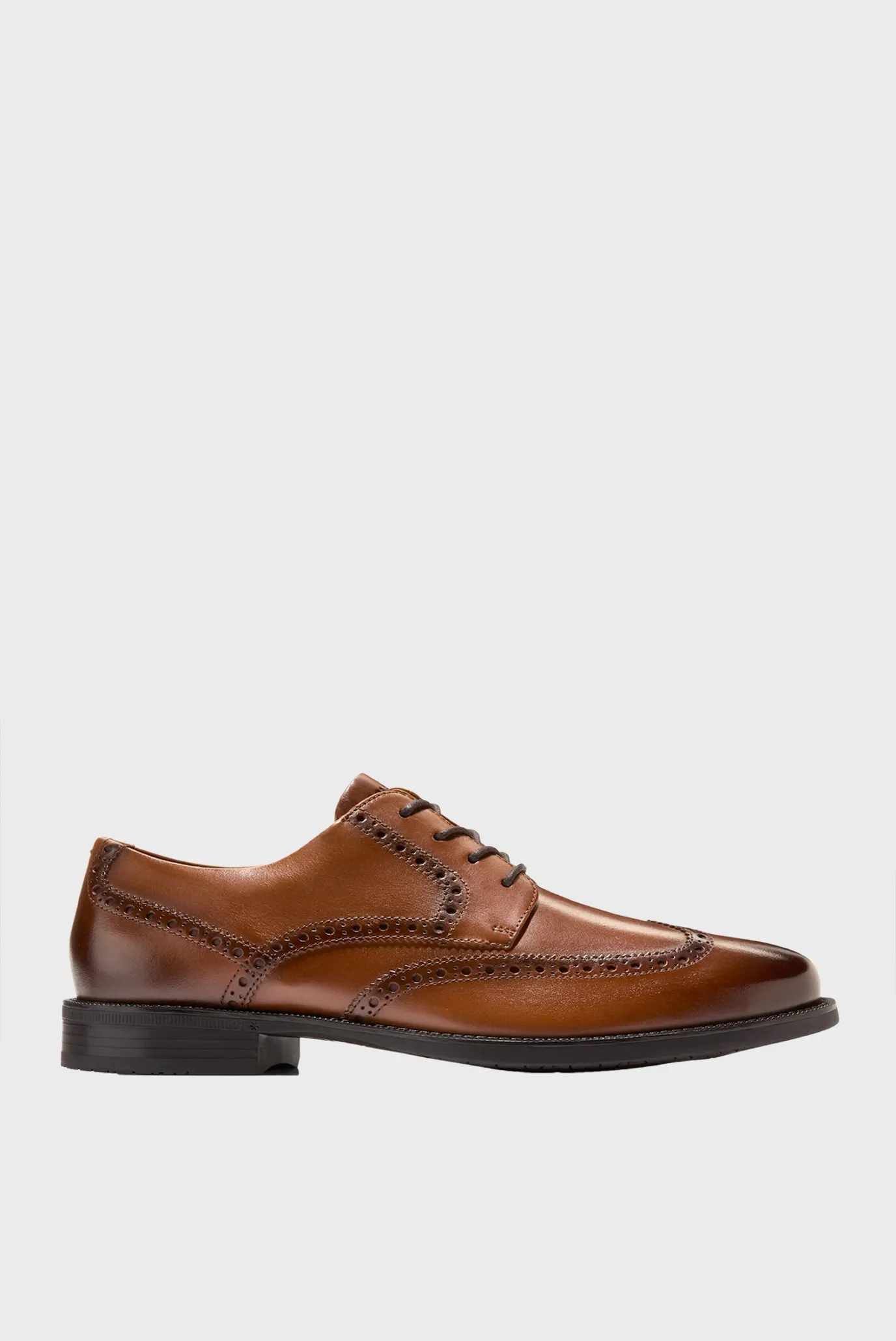 Чоловічі коричневі шкіряні броги Bedford Wingtip Oxford 1