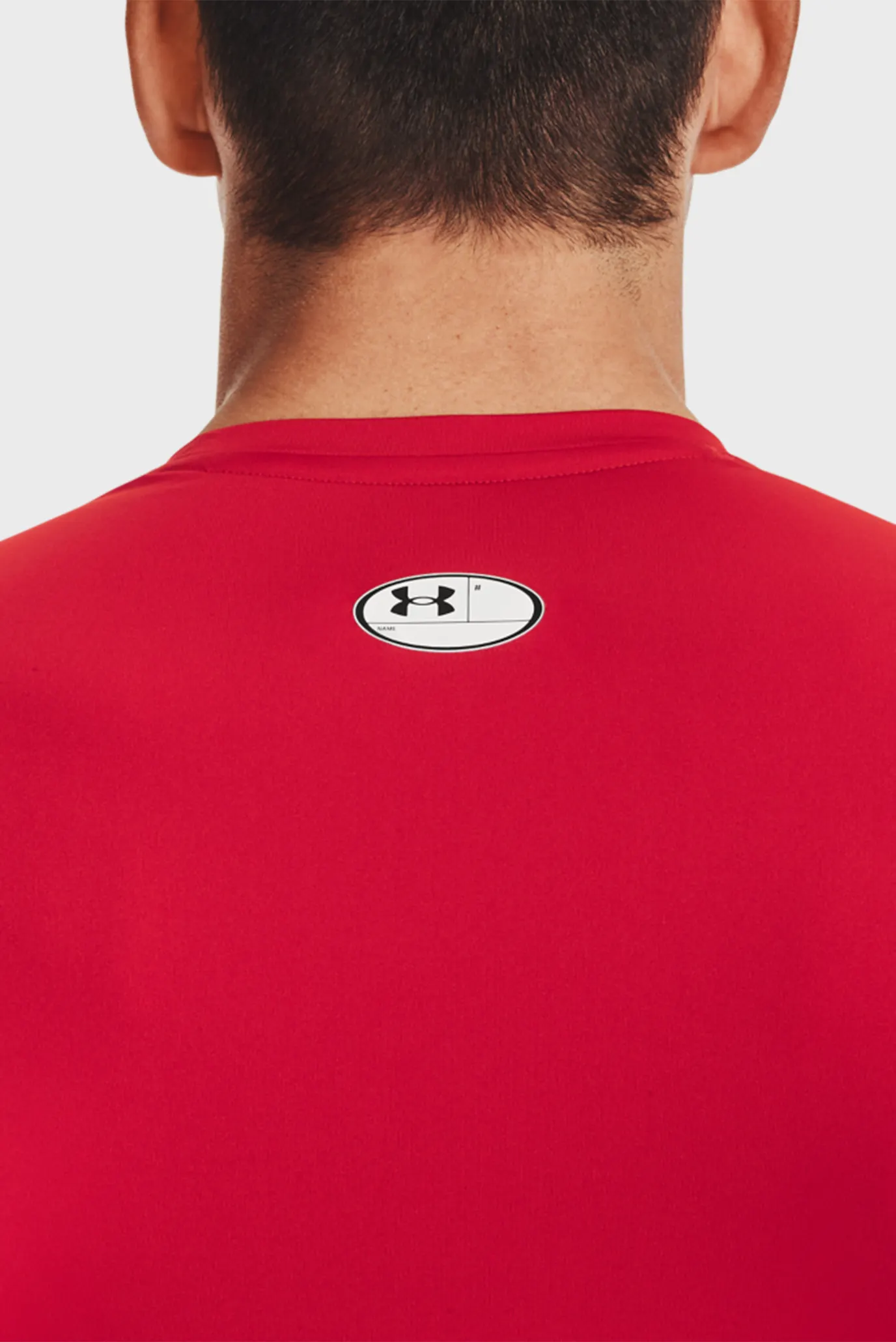 Мужской красный лонгслив UA HG Armour Comp LS 2